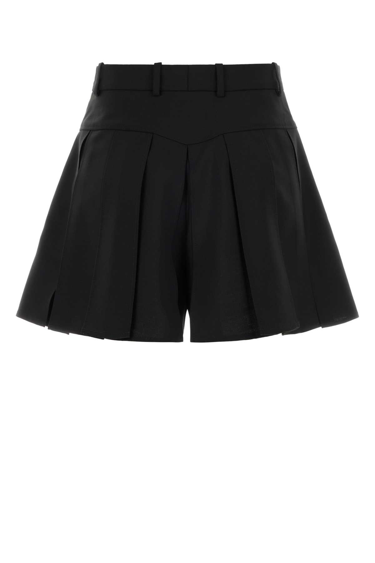 Givenchy Black Twill Shorts Size 28" / US 6 / IT 42 - 2 Thumbnail