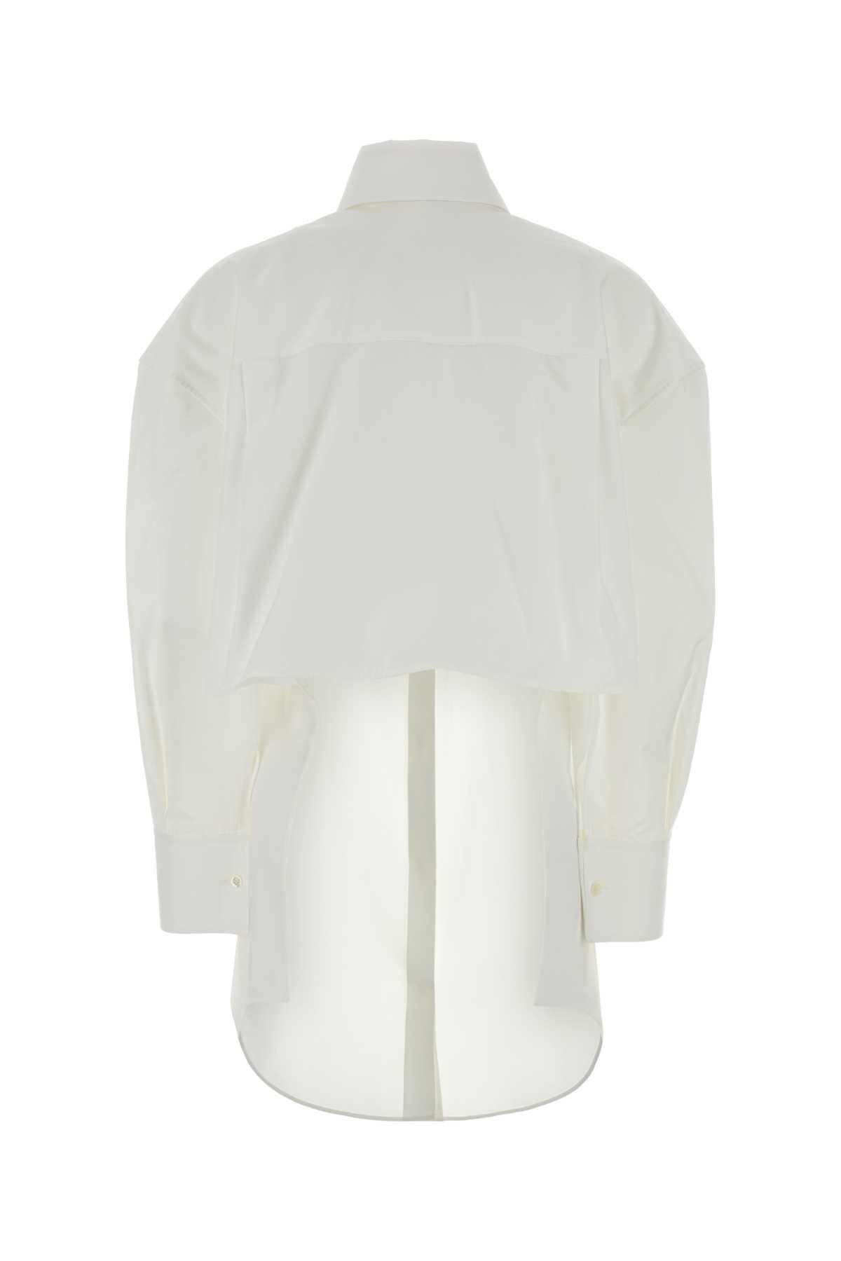 Givenchy White Poplin Shirt Size S / US 4 / IT 40 - 2 Thumbnail