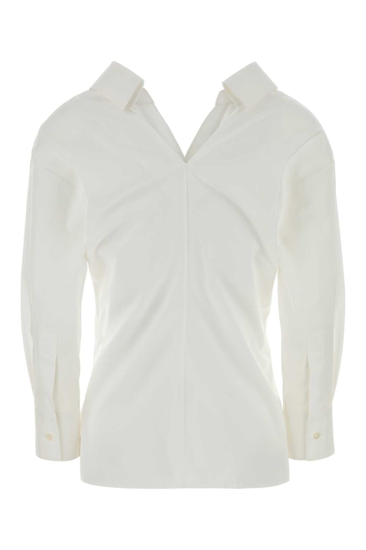 Givenchy White Poplin Shirt Size M / US 6-8 / IT 42-44 - 2 Thumbnail