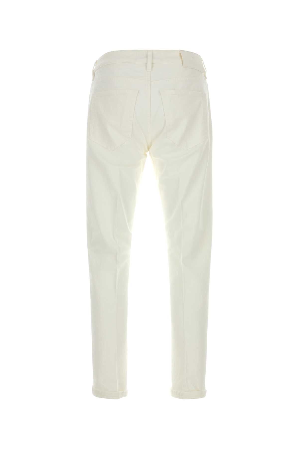 PT Torino White Stretch Denim Jeans Size US 35 - 2 Thumbnail