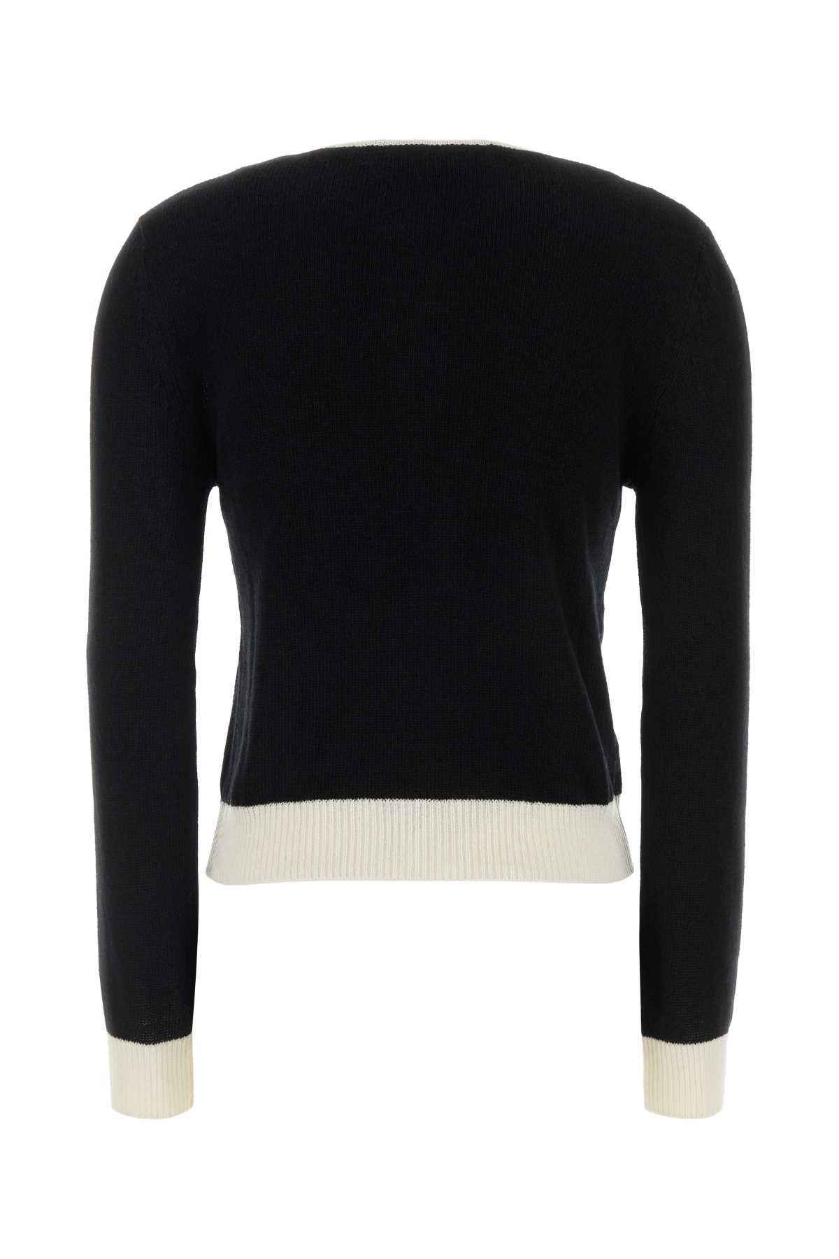 Marni Black Wool Blend Cardigan Size M / US 6-8 / IT 42-44 - 2 Thumbnail