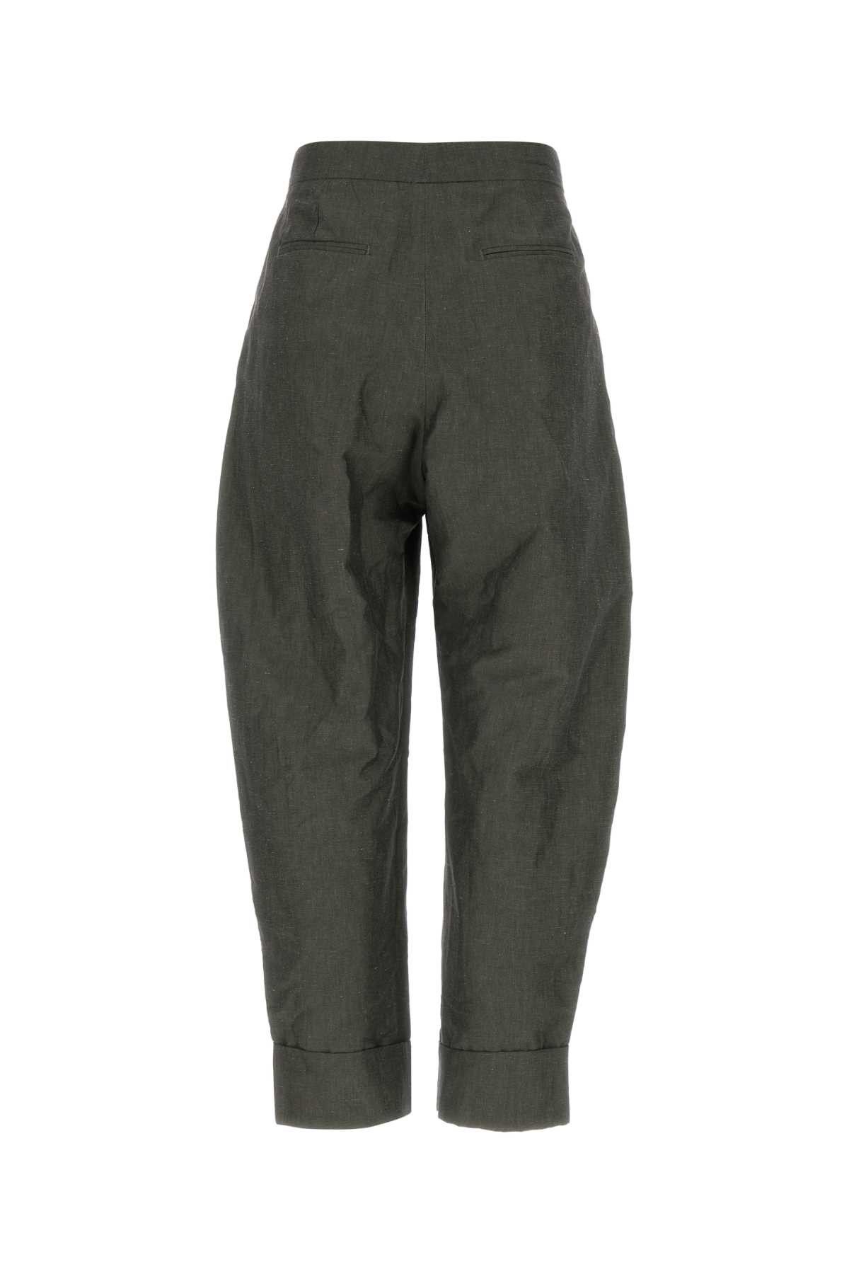 PT Torino Bottle Green Cotton Blend Cloe Pant Size 27" / US 4 / IT 40 - 2 Thumbnail