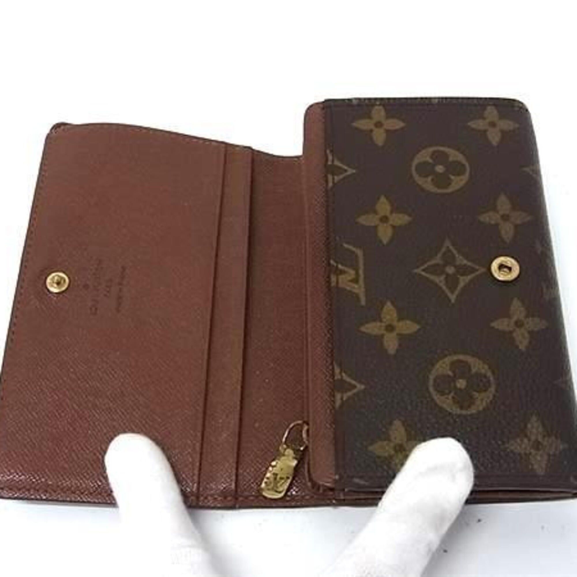 Louis Vuitton Louis Vuitton Bi-fold wallet Portemonnaie Bietrezor M61730 Brown Monogram Women's Size ONE SIZE - 3 Thumbnail
