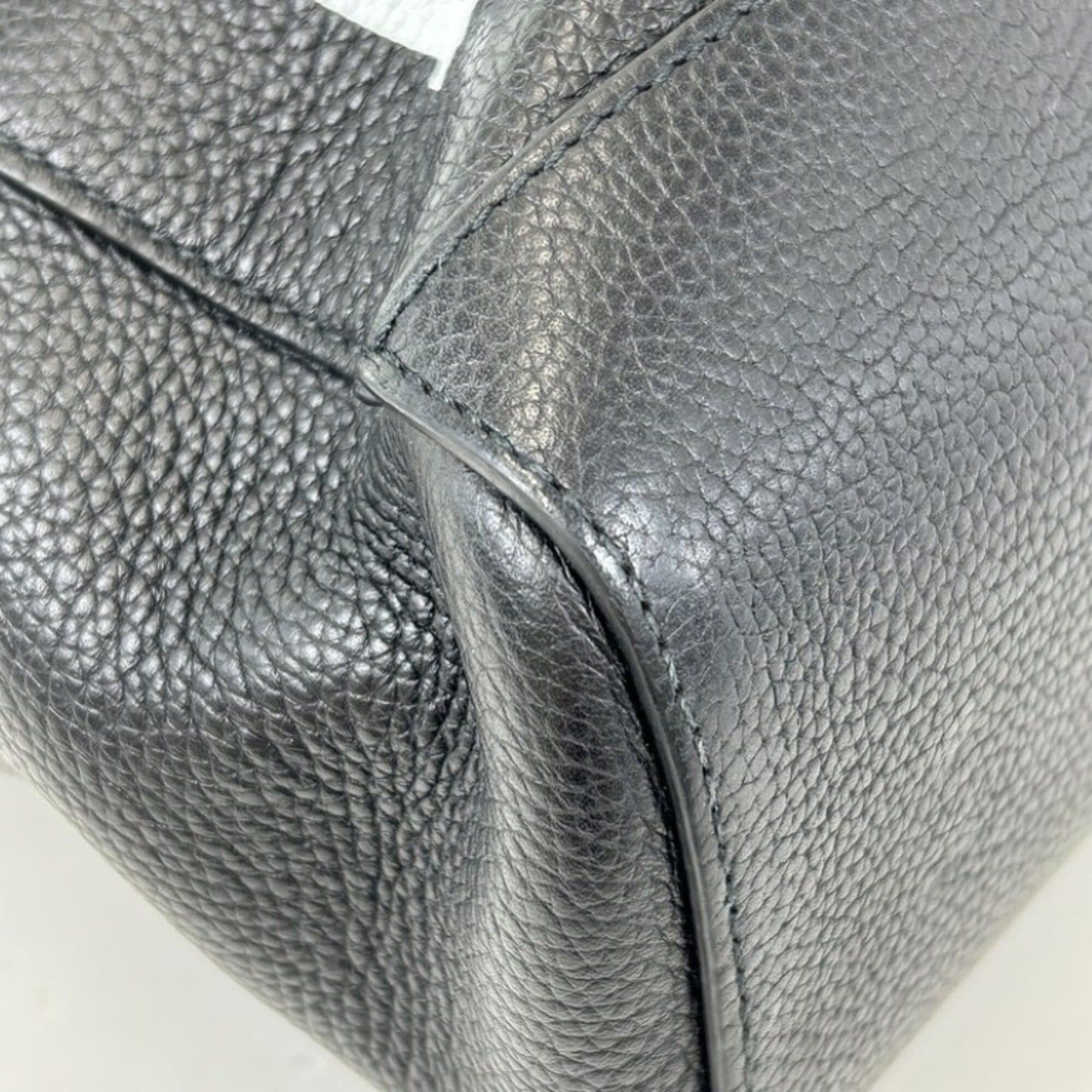 Bvlgari BVLGARI tote bag, Fragment Design collaboration, black leather, men's. Size ONE SIZE - 4 Thumbnail