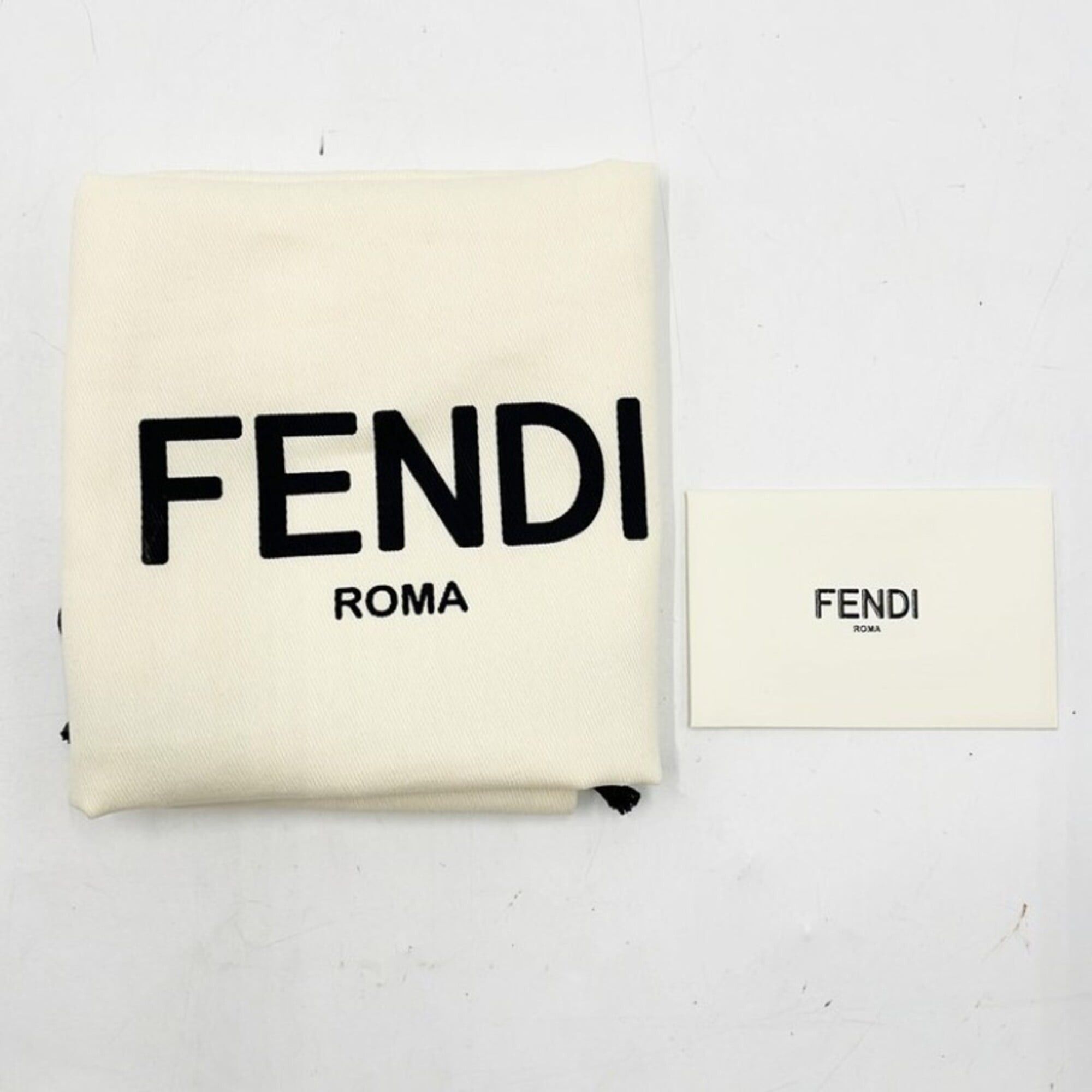 Fendi FENDI clutch bag 7N0167 beige leather men's and women's Size ONE SIZE - 9 Thumbnail