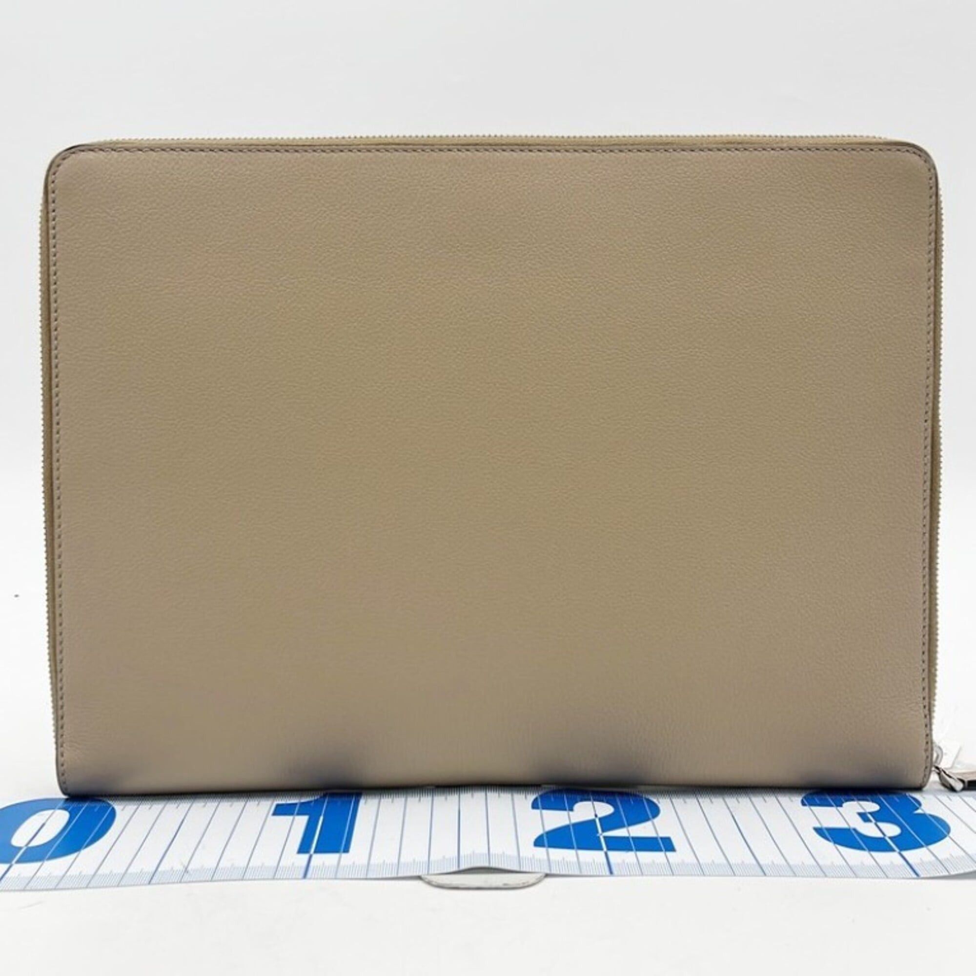 Fendi FENDI clutch bag 7N0167 beige leather men's and women's Size ONE SIZE - 2 Thumbnail