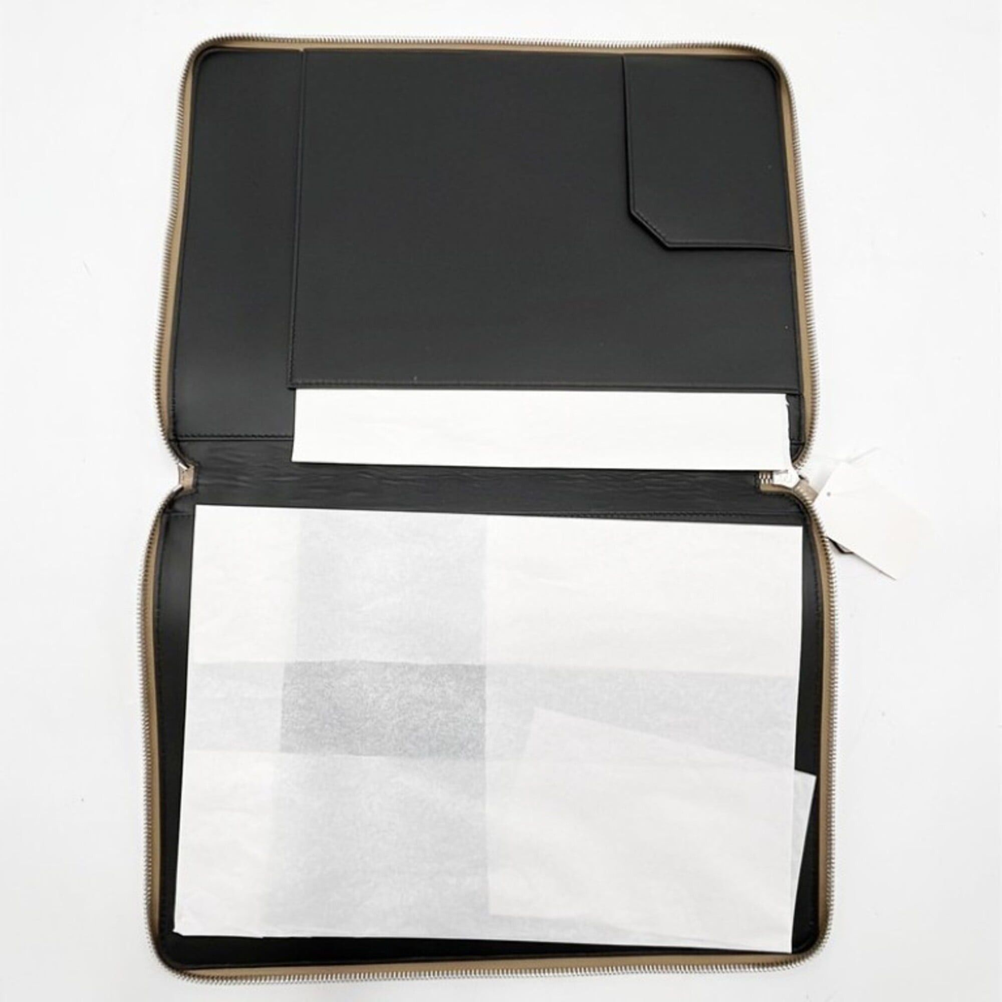 Fendi FENDI clutch bag 7N0167 beige leather men's and women's Size ONE SIZE - 7 Thumbnail