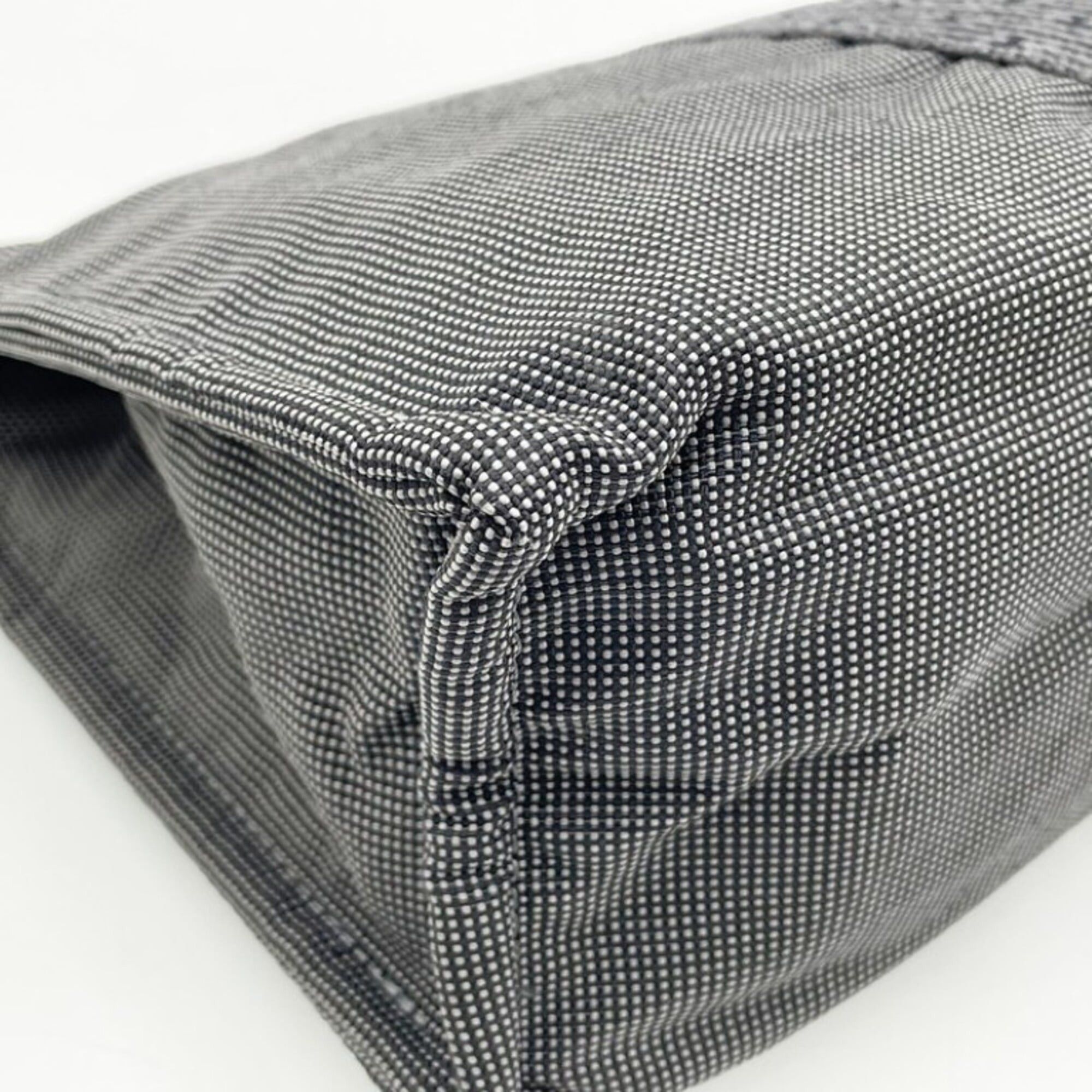 Hermes Hermes Second Bag, Herline, Gray Canvas, Men's/Women's Clutch Bag Size ONE SIZE - 4 Thumbnail