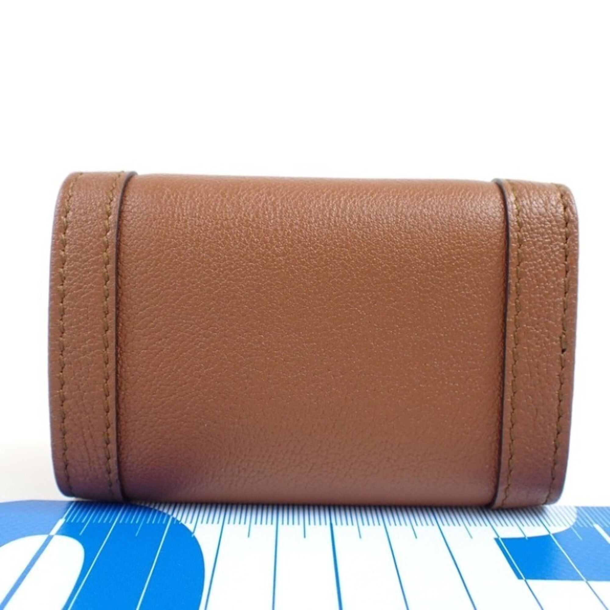 Gucci GUCCI Bamboo GG Marmont Diana Key Case 658636 Brown Leather Men's/Women's 6-Key Size ONE SIZE - 2 Thumbnail