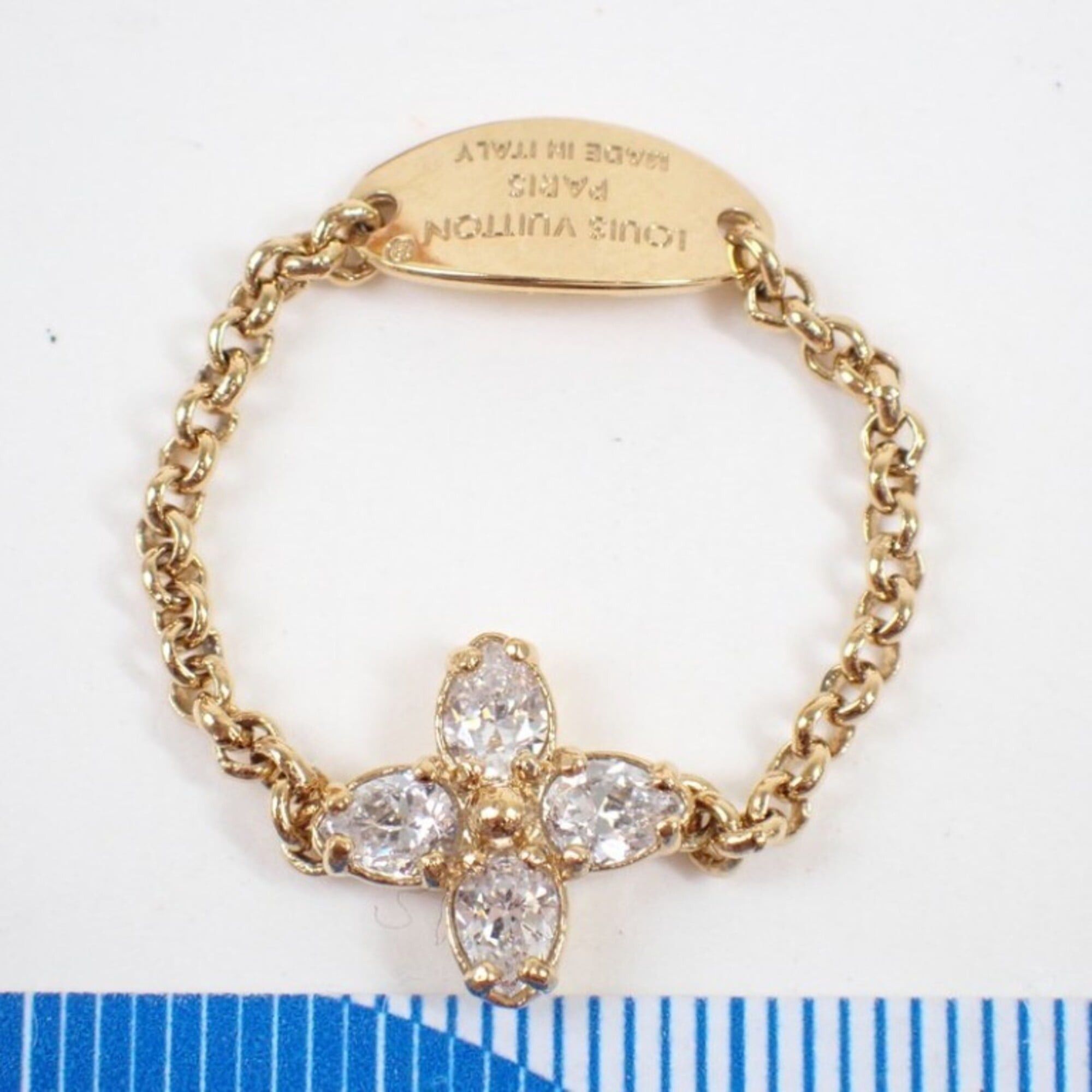 Louis Vuitton Louis Vuitton Ring Set, Lady's LV M1604L Gold Metal Women's Size ONE SIZE - 3 Thumbnail