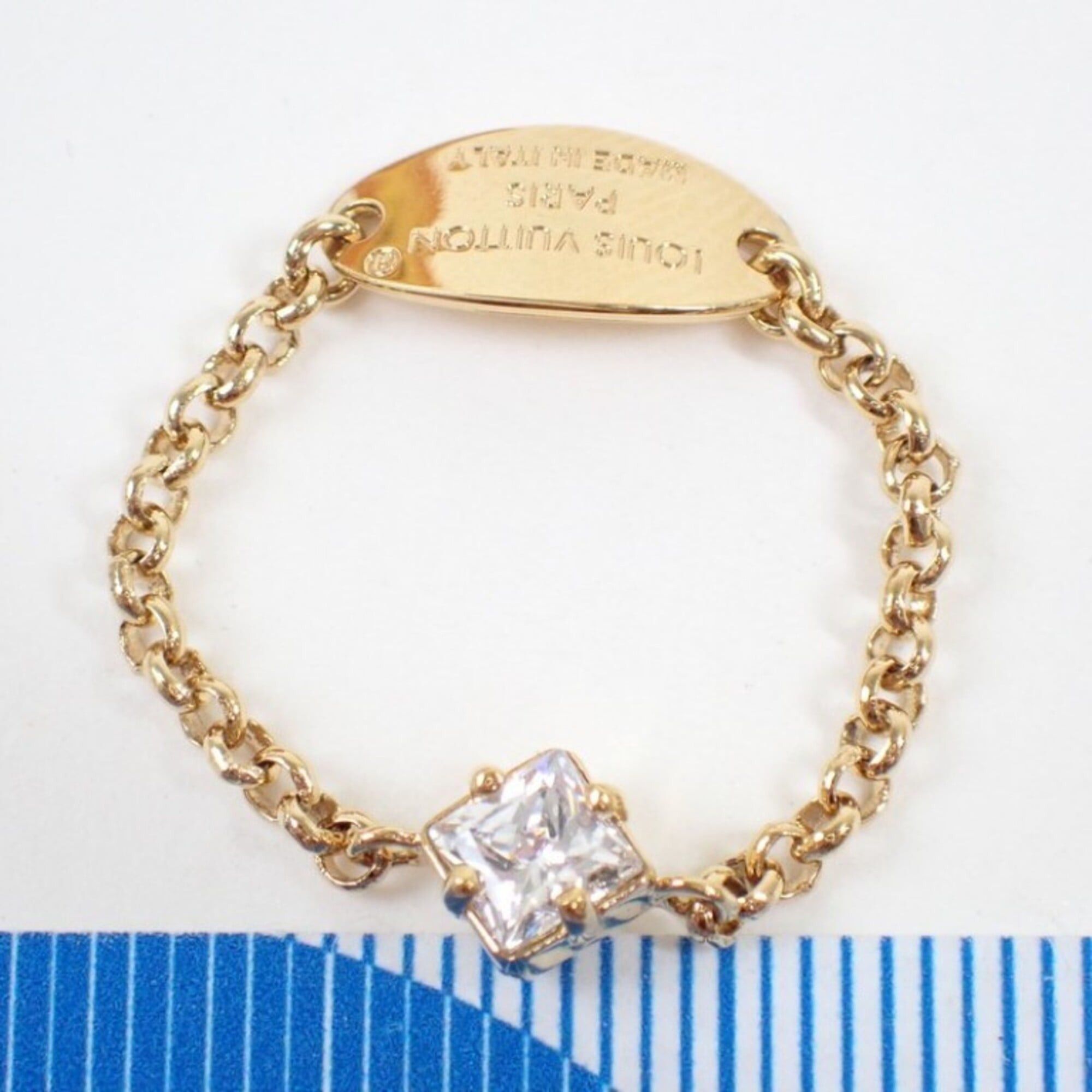 Louis Vuitton Louis Vuitton Ring Set, Lady's LV M1604L Gold Metal Women's Size ONE SIZE - 5 Thumbnail