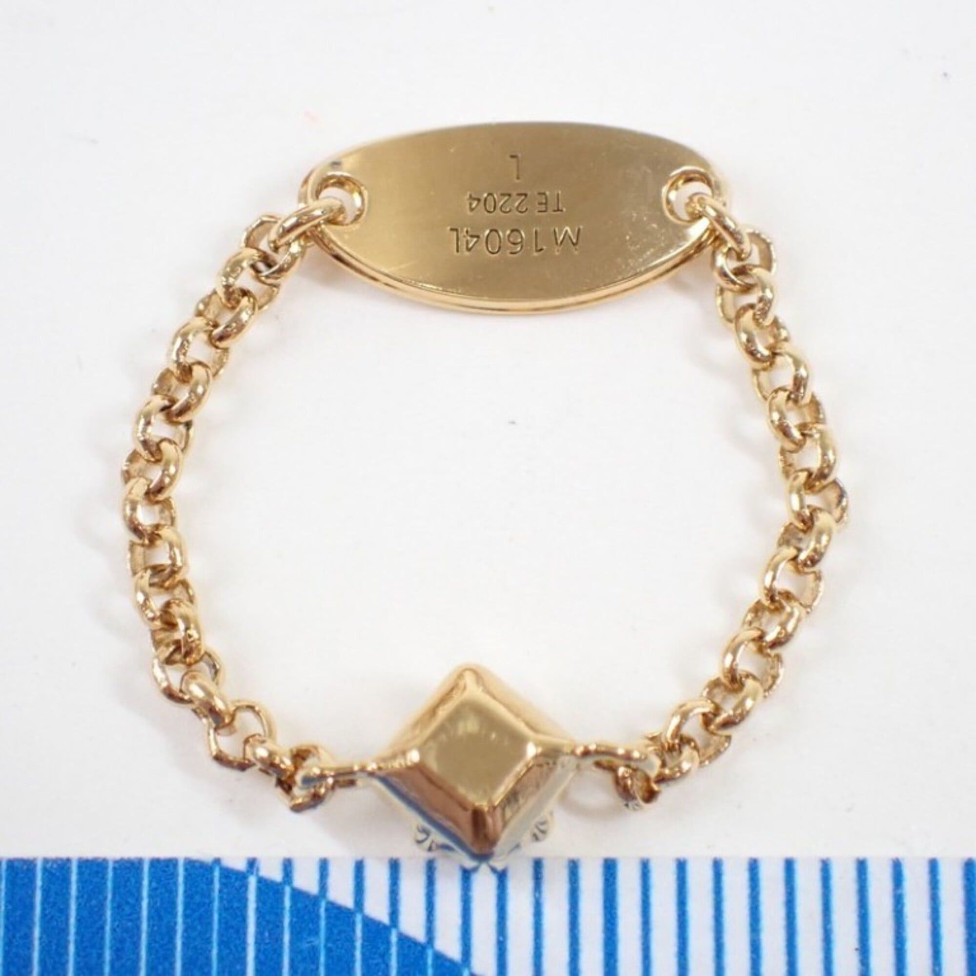 Louis Vuitton Louis Vuitton Ring Set, Lady's LV M1604L Gold Metal Women's Size ONE SIZE - 6 Thumbnail