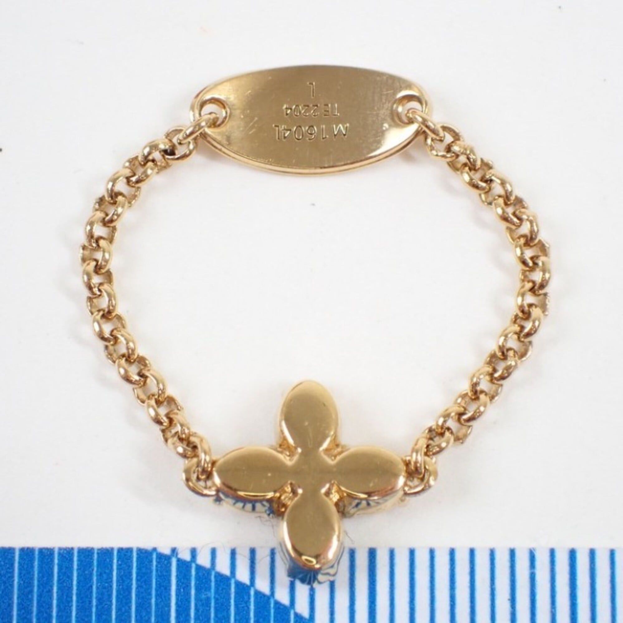 Louis Vuitton Louis Vuitton Ring Set, Lady's LV M1604L Gold Metal Women's Size ONE SIZE - 4 Thumbnail