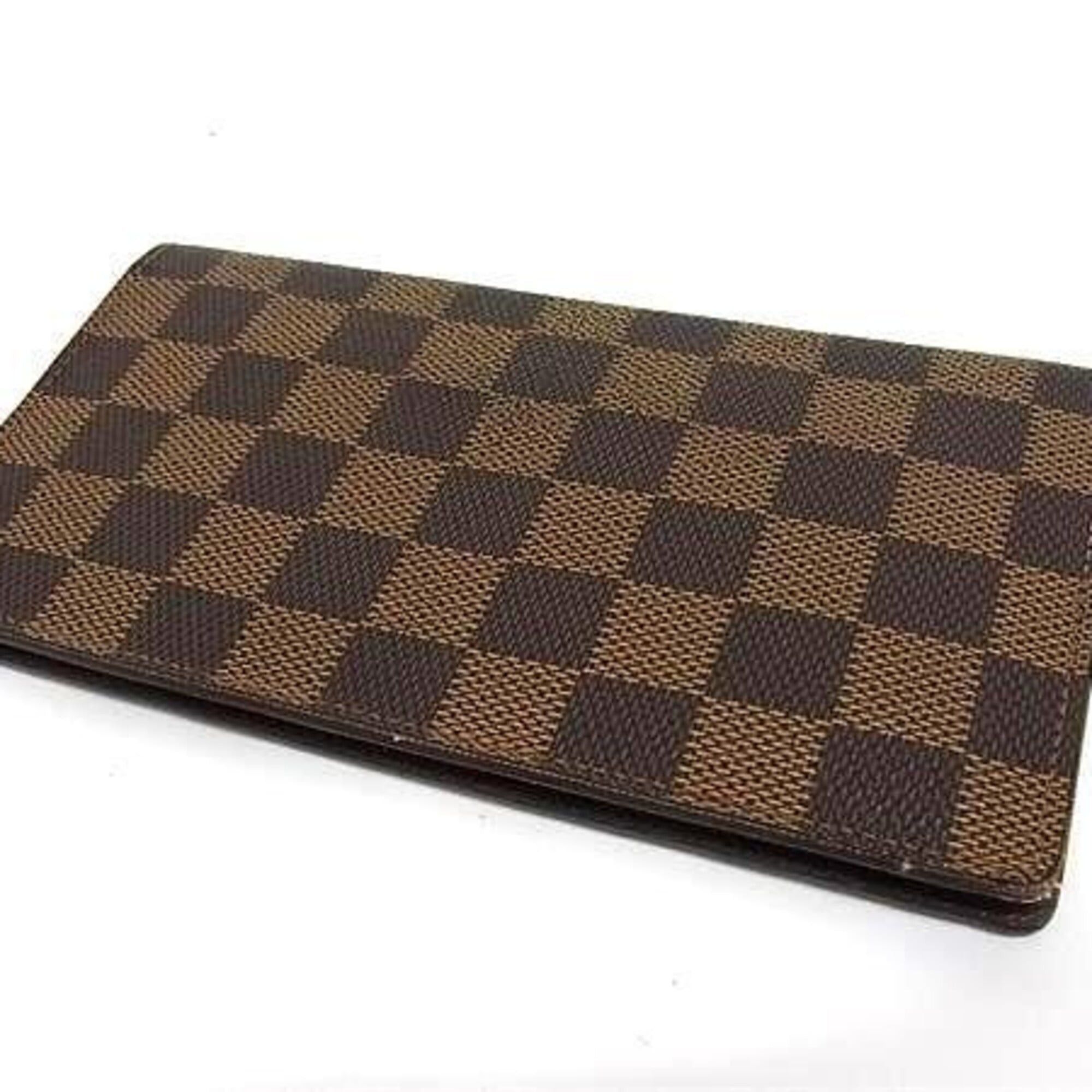 Louis Vuitton Louis Vuitton Long Wallet Portefeuille Cartes Crédit N61823 Ebene Damier Men's Bi-fold Size ONE SIZE - 2 Thumbnail
