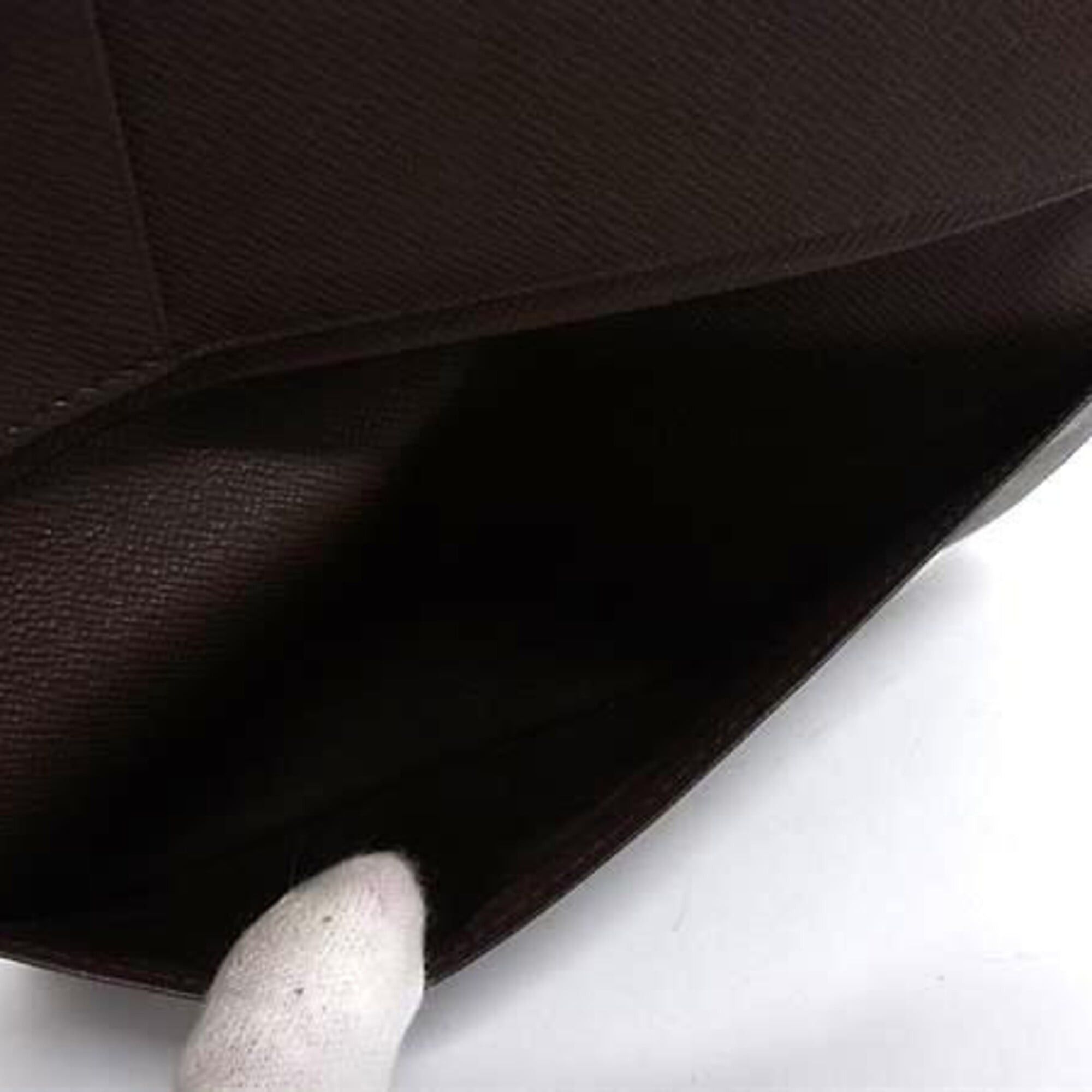 Louis Vuitton Louis Vuitton Long Wallet Portefeuille Cartes Crédit N61823 Ebene Damier Men's Bi-fold Size ONE SIZE - 4 Thumbnail