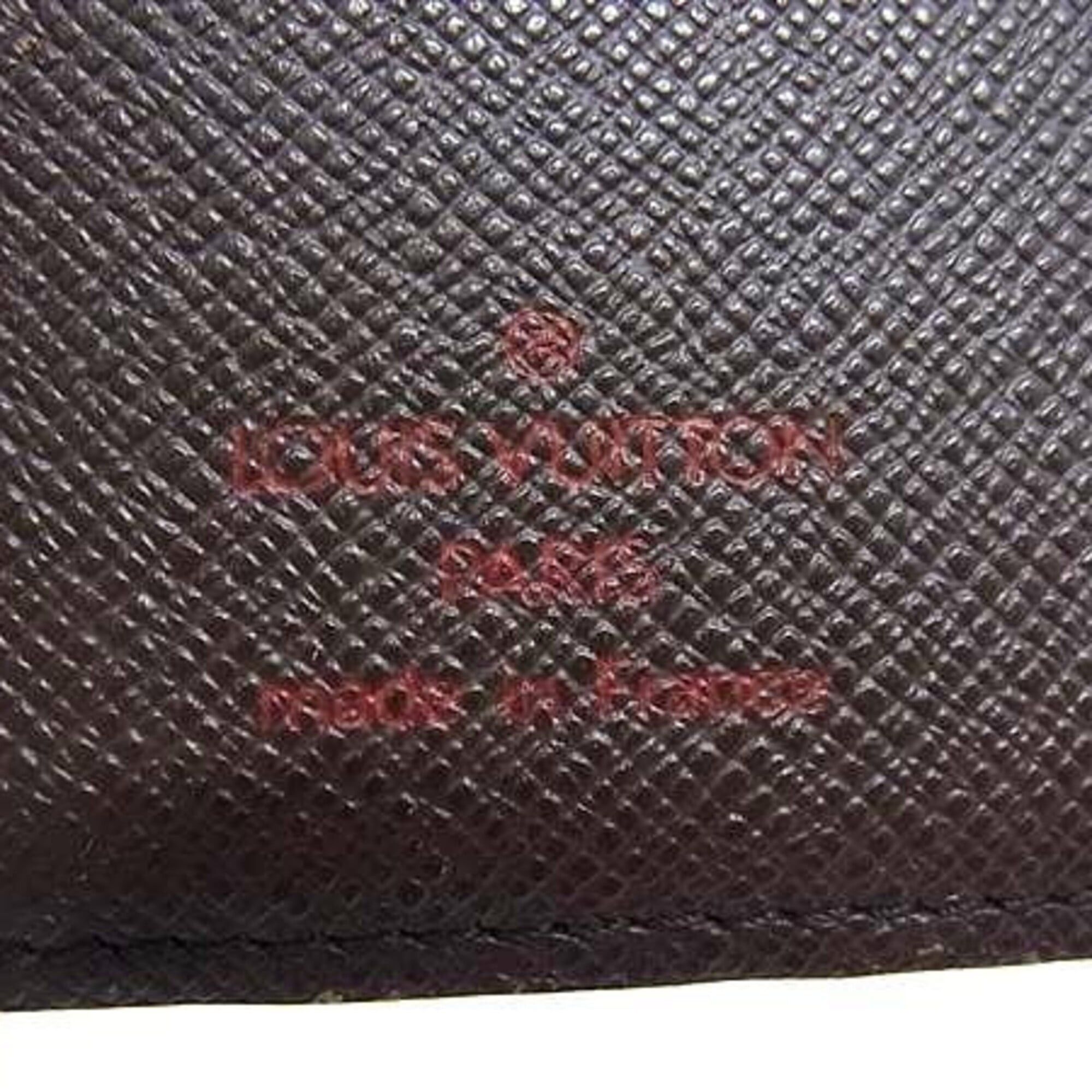 Louis Vuitton Louis Vuitton Long Wallet Portefeuille Cartes Crédit N61823 Ebene Damier Men's Bi-fold Size ONE SIZE - 5 Thumbnail
