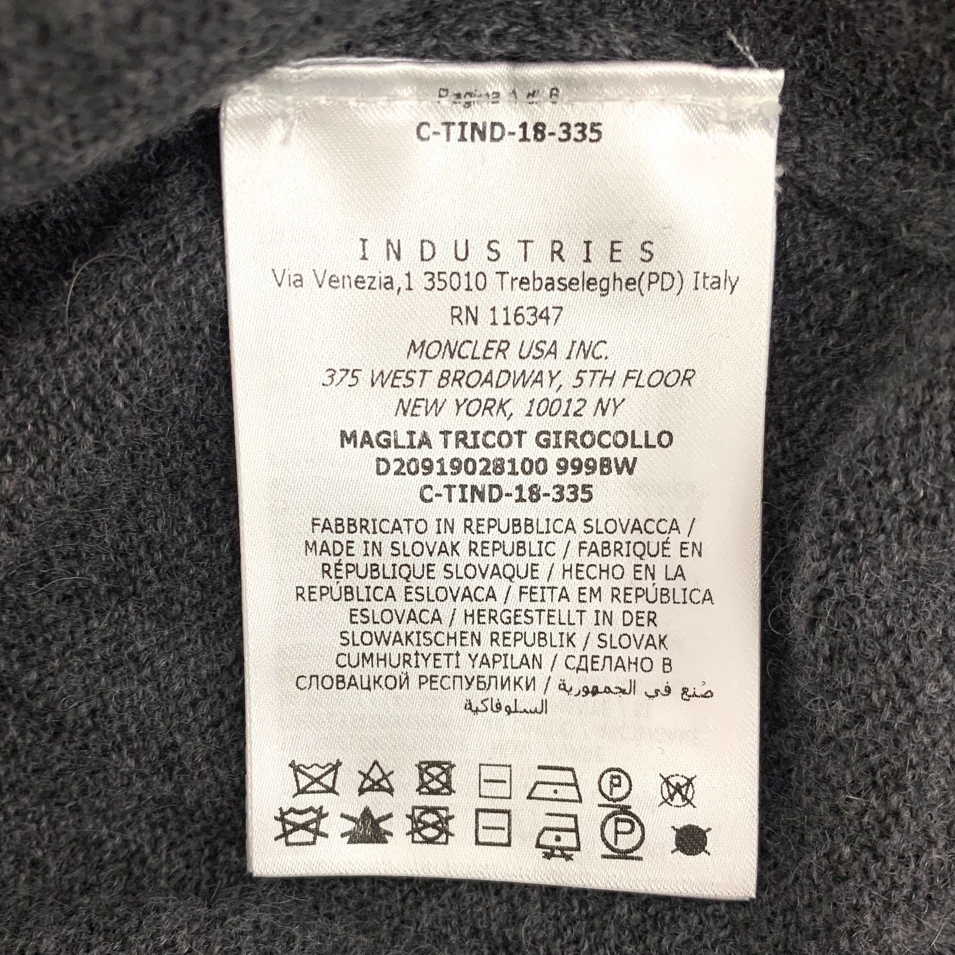 Moncler Moncler Cashmere Crewneck Sweater Size M Size US M / EU 48-50 / 2 - 7 Thumbnail