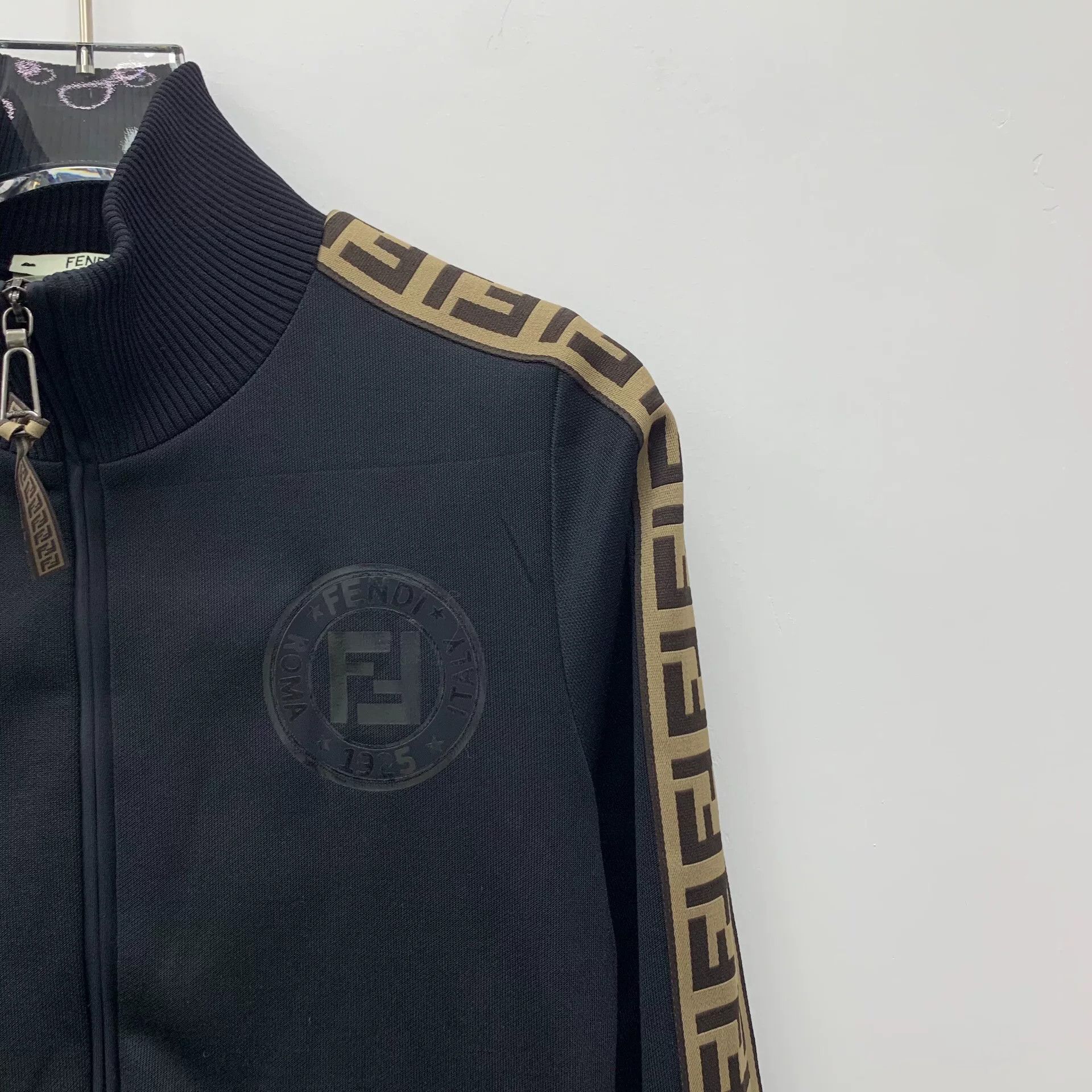 Fendi Fendi Logo Tape Zip Track Jacket IT 36 Size XS / US 0-2 / IT 36-38 - 3 Thumbnail