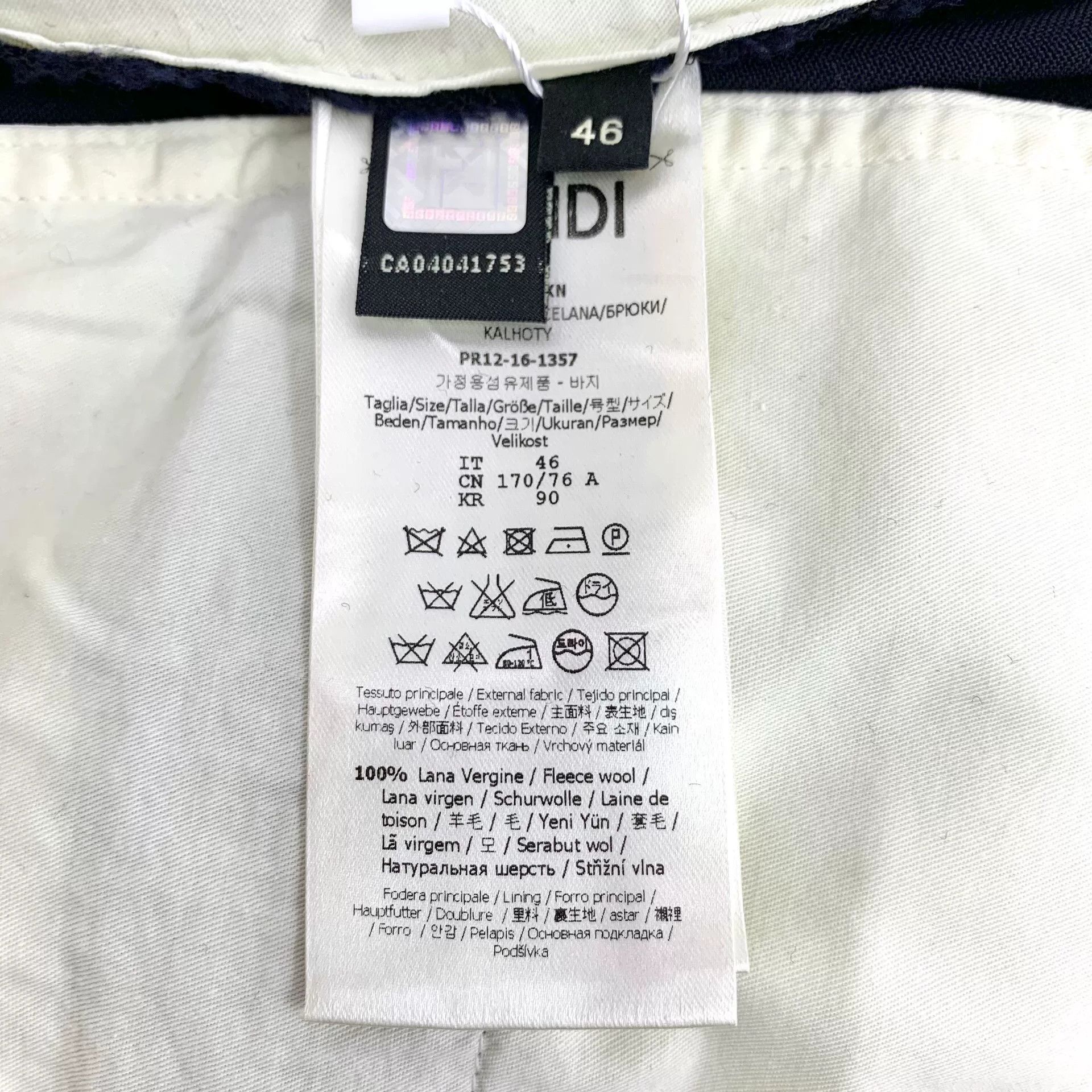Fendi Fendi Wool Trousers Size 46 Size US 30 / EU 46 - 7 Thumbnail