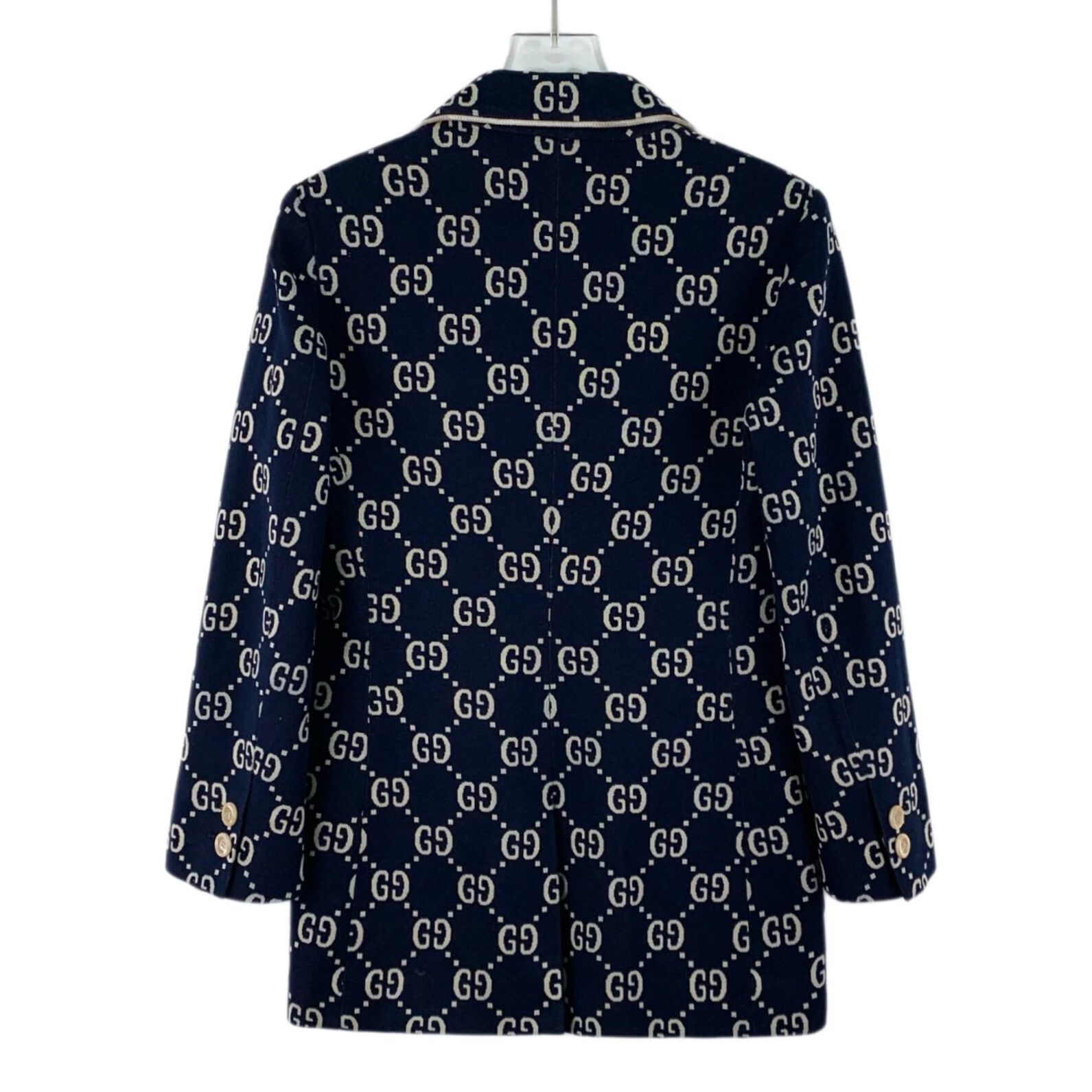 Gucci Gucci GG Monogram Cotton Blazer Size IT 36 Size XS / US 0-2 / IT 36-38 - 2 Thumbnail