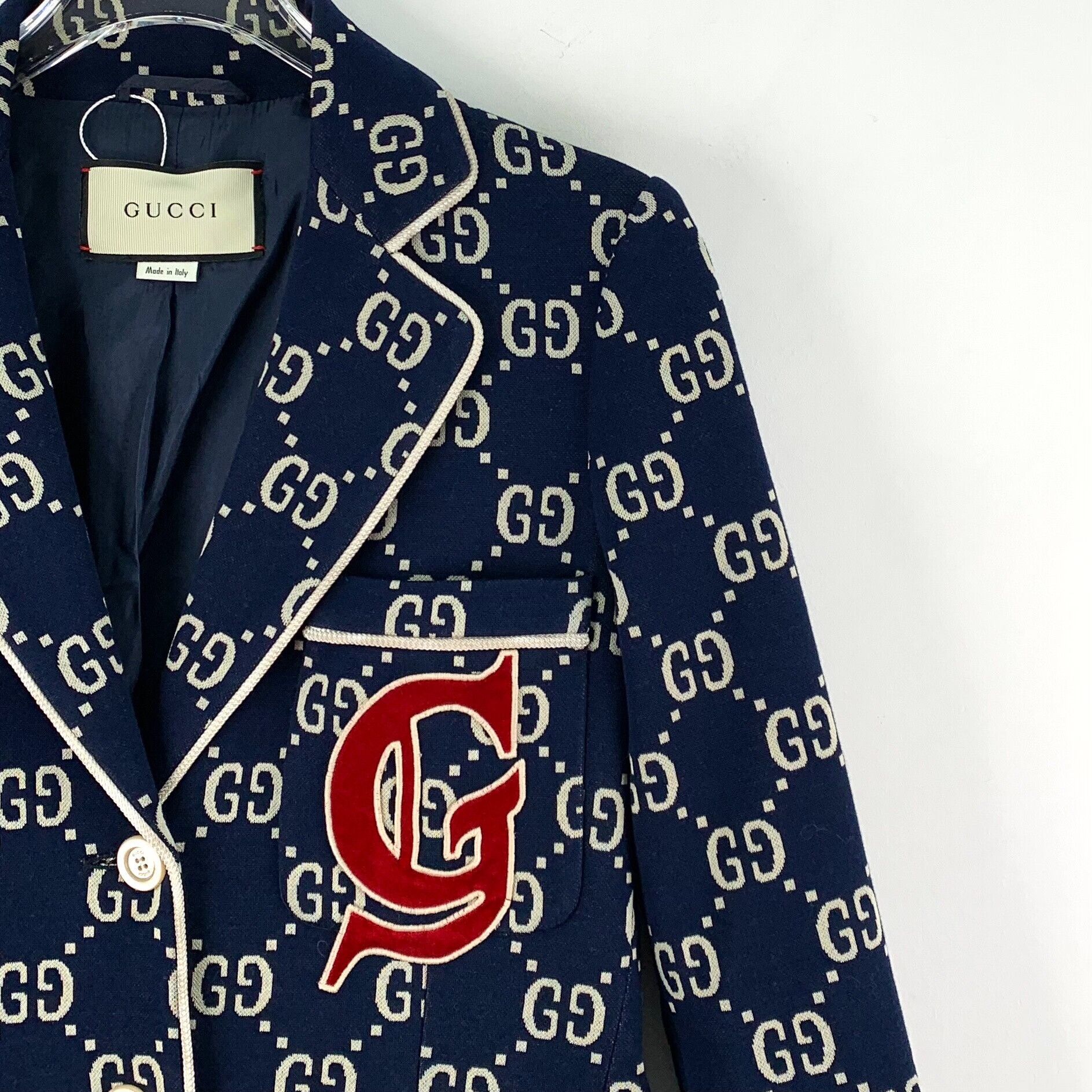 Gucci Gucci GG Monogram Cotton Blazer Size IT 36 Size XS / US 0-2 / IT 36-38 - 3 Thumbnail