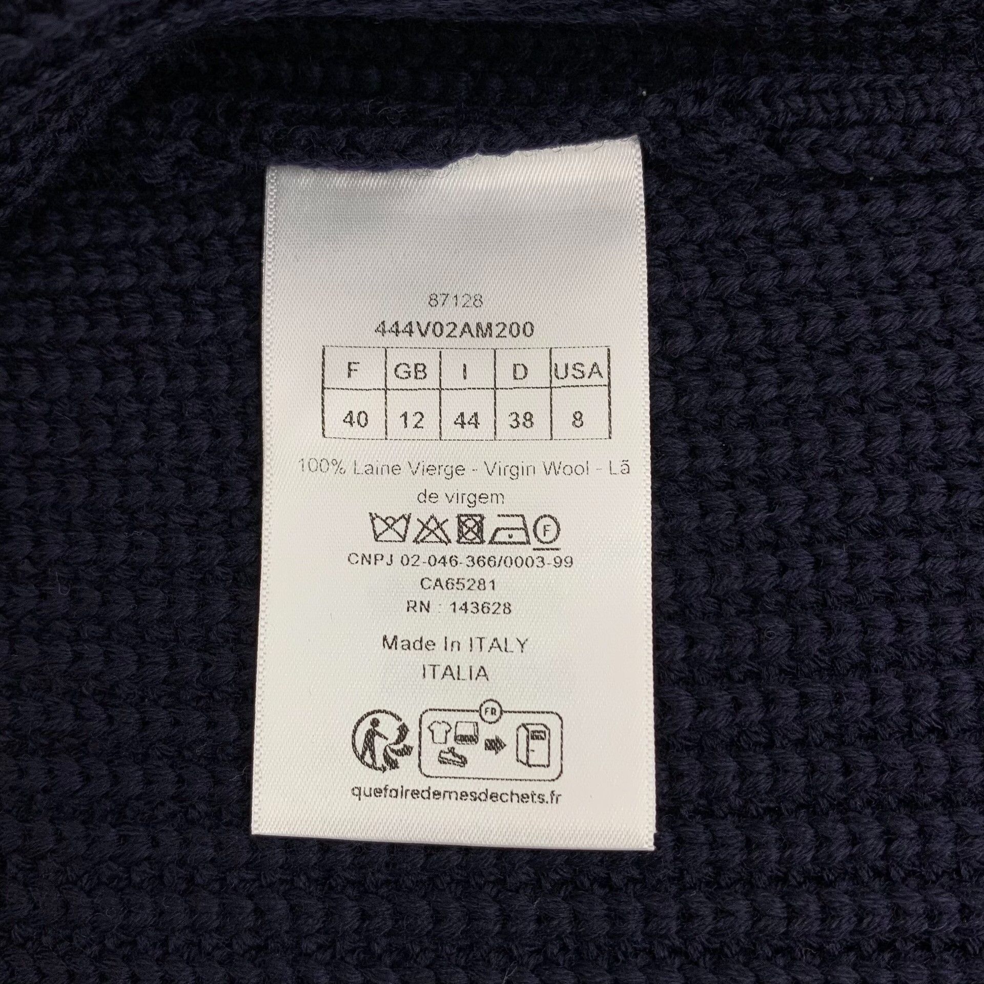 Dior Dior Wool Knit Cardigan Jacket FR 40 Size M / US 6-8 / IT 42-44 - 8 Thumbnail