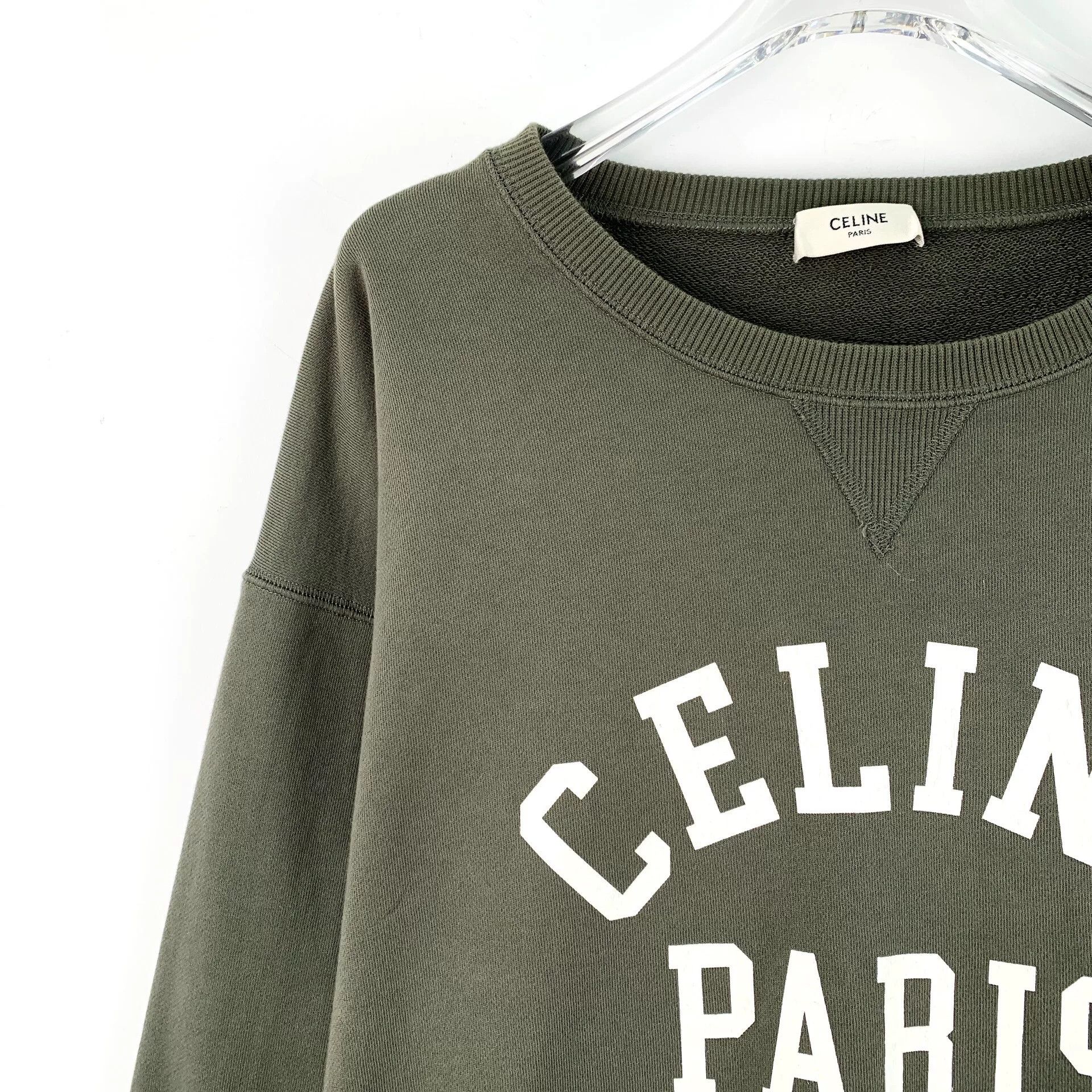 Celine Celine Paris Logo Print Sweatshirt L Size L / US 10 / IT 46 - 3 Thumbnail