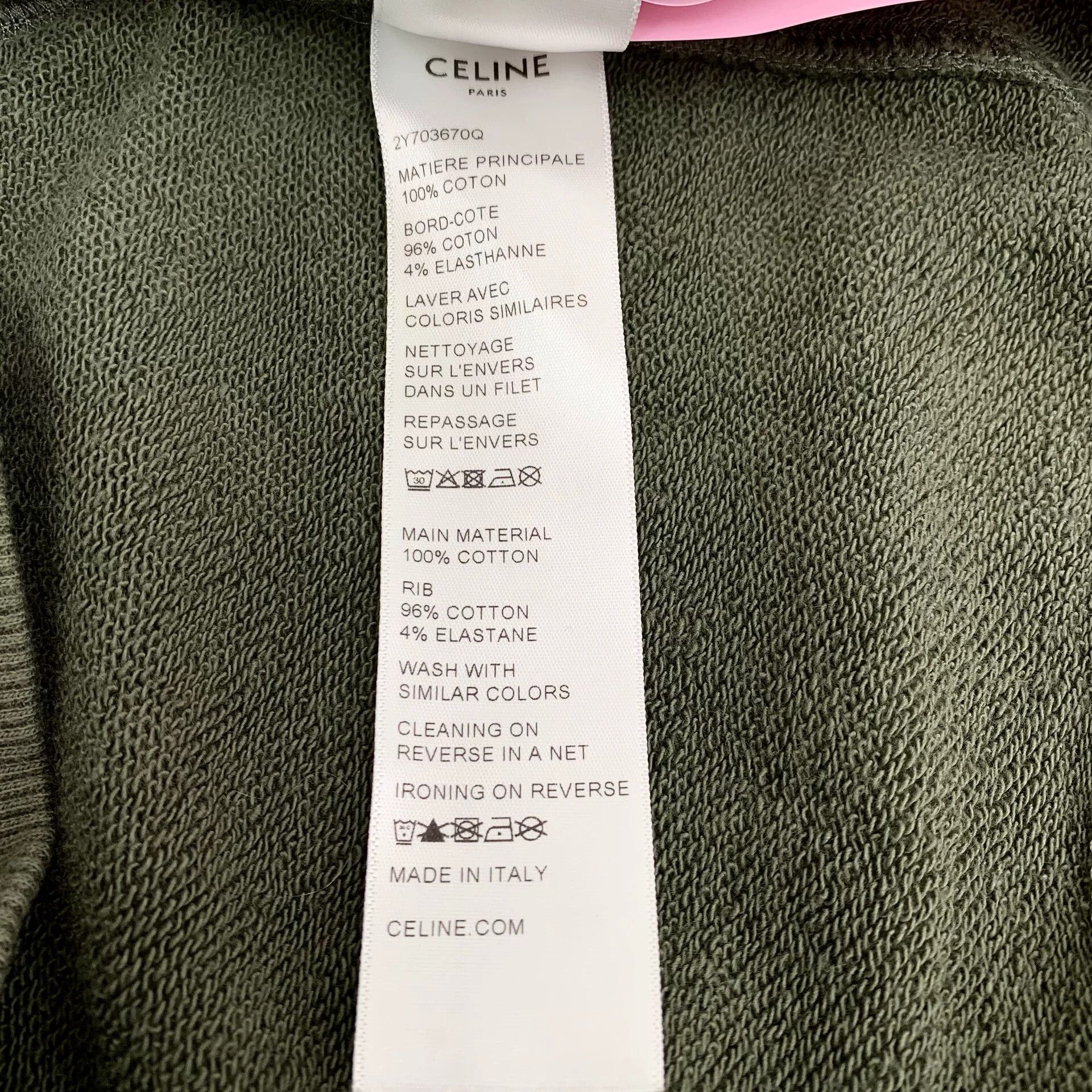 Celine Celine Paris Logo Print Sweatshirt L Size L / US 10 / IT 46 - 8 Thumbnail