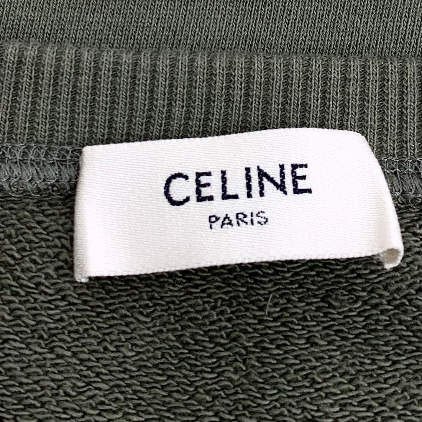 Celine Celine Paris Logo Print Sweatshirt L Size L / US 10 / IT 46 - 6 Thumbnail