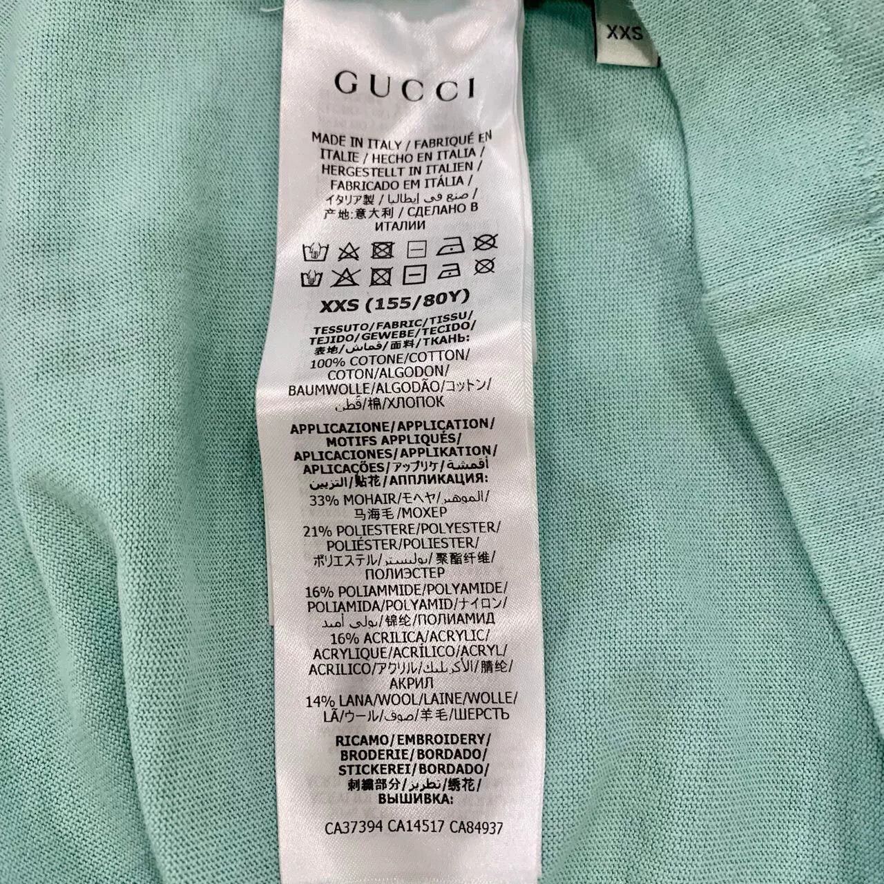 Gucci Gucci Embroidered Bird Mon Petit T-Shirt XXS Size XXS / US 00 / IT 34 - 7 Thumbnail