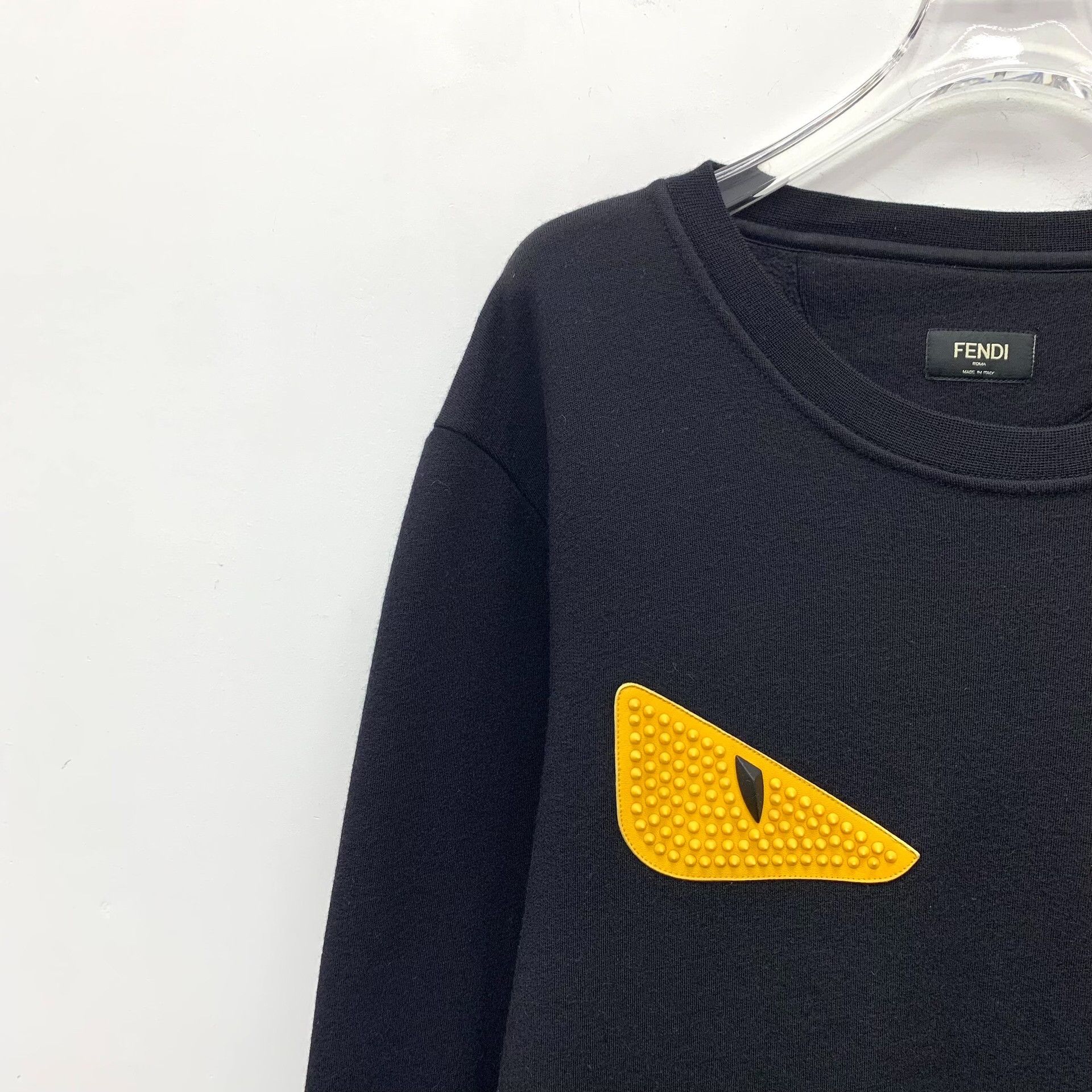 Fendi Fendi Monster Eye Studded Sweatshirt Size 52 Size US L / EU 52-54 / 3 - 3 Thumbnail