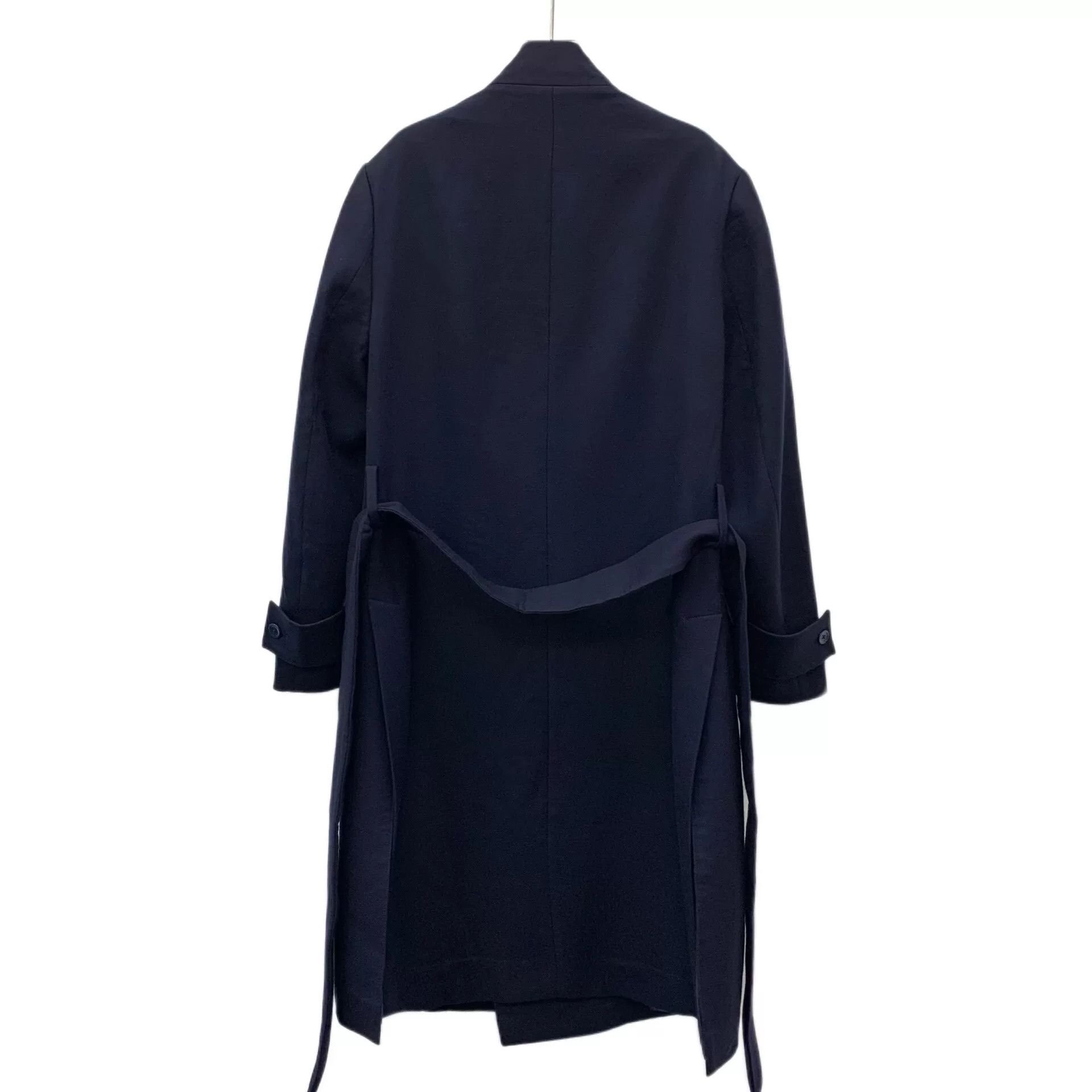 Louis Vuitton Louis Vuitton Logo Wool Belted Wrap Coat Size 48 Size US M / EU 48-50 / 2 - 2 Thumbnail