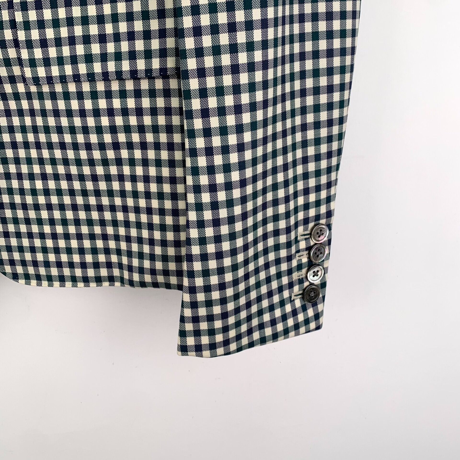 Thom Browne Thom Browne Wool Gingham Blazer Size 0 Size 34R - 4 Thumbnail