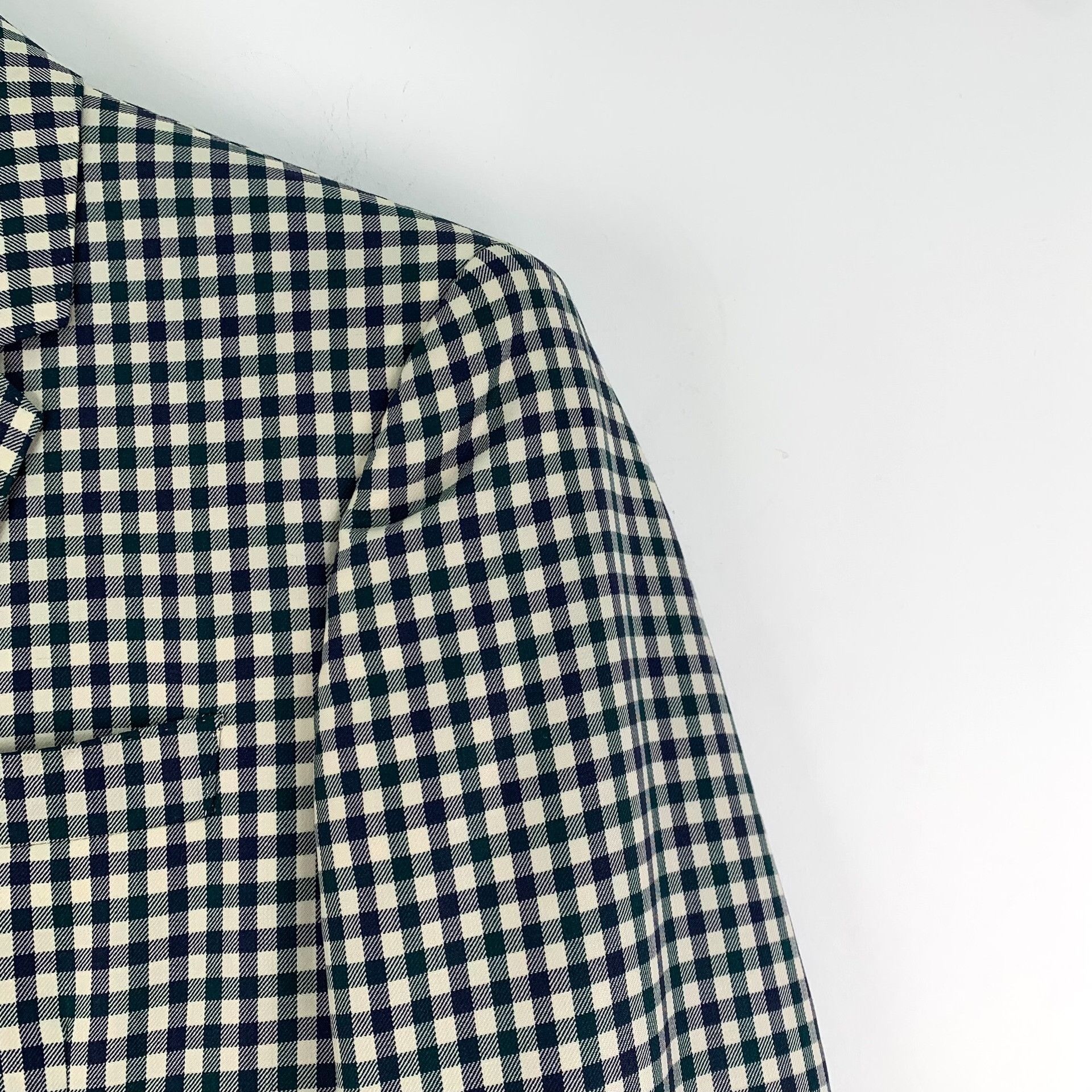 Thom Browne Thom Browne Wool Gingham Blazer Size 0 Size 34R - 3 Thumbnail