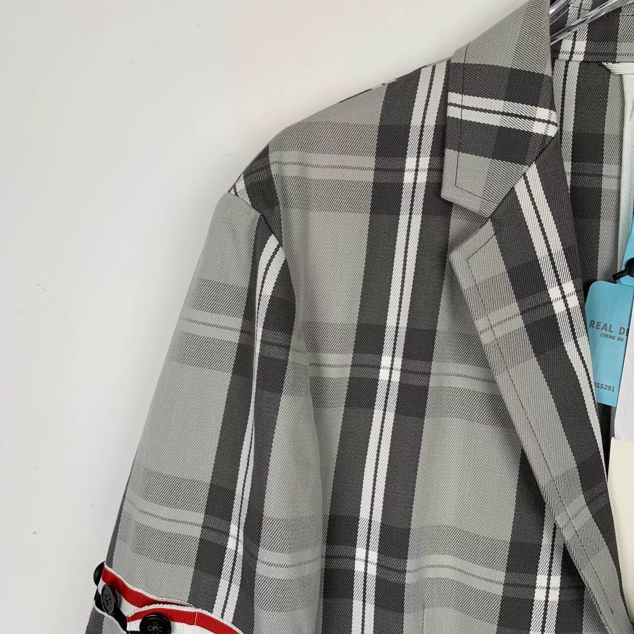 Thom Browne Thom Browne Plaid Cotton Blazer Size 0 Size 36S - 3 Thumbnail