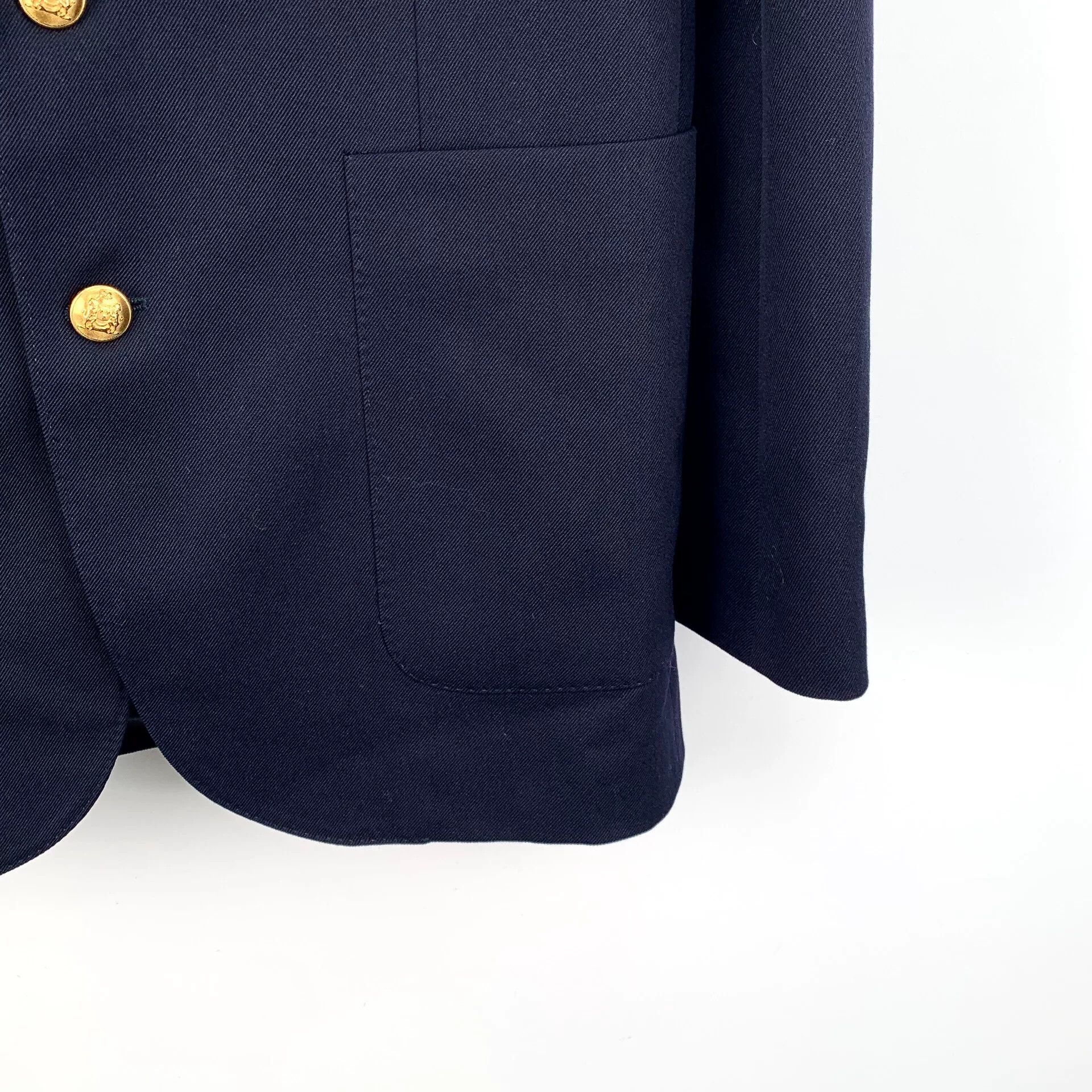 Celine Celine Wool Gold Button Blazer FR 34 Size XS / US 0-2 / IT 36-38 - 4 Thumbnail