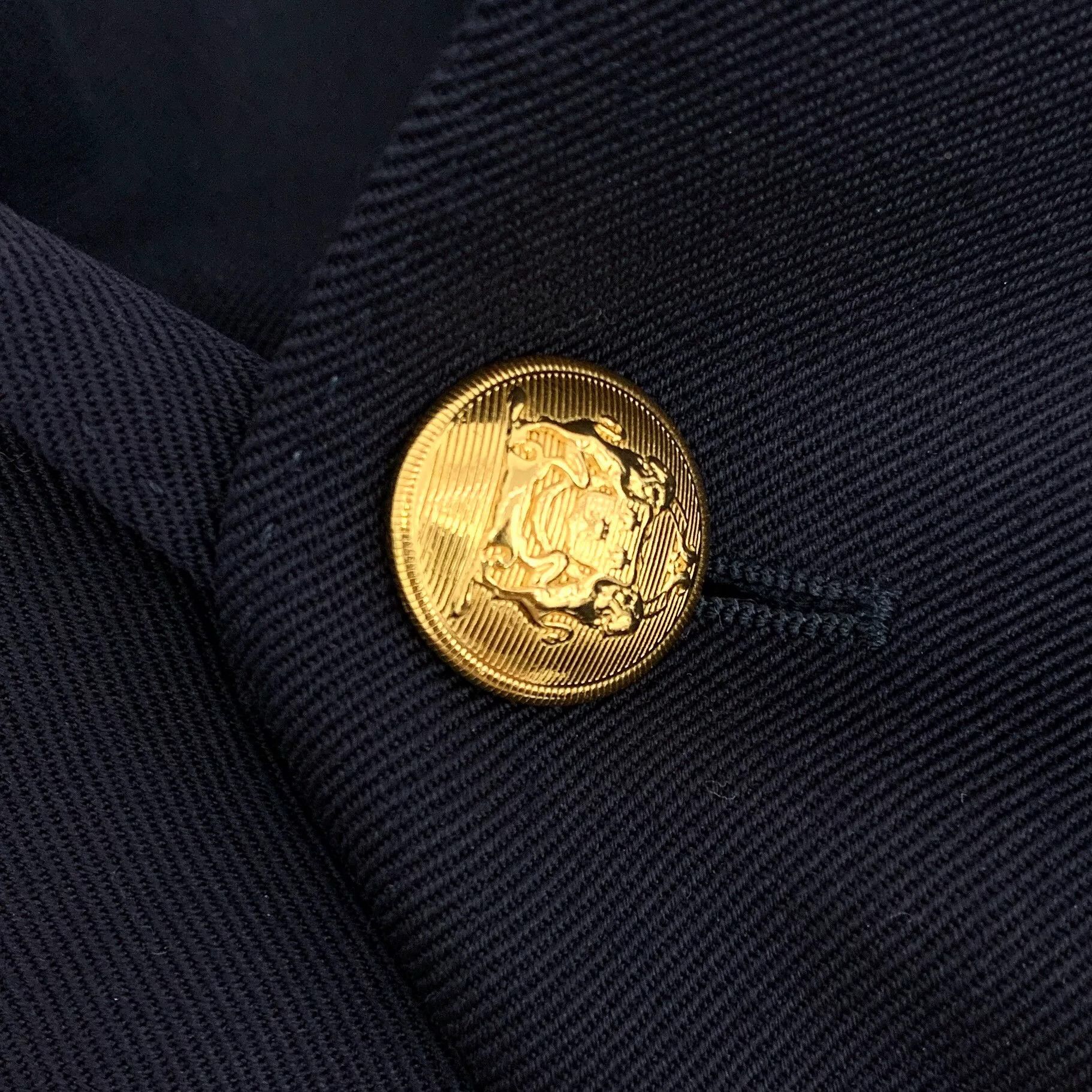 Celine Celine Wool Gold Button Blazer FR 34 Size XS / US 0-2 / IT 36-38 - 5 Thumbnail