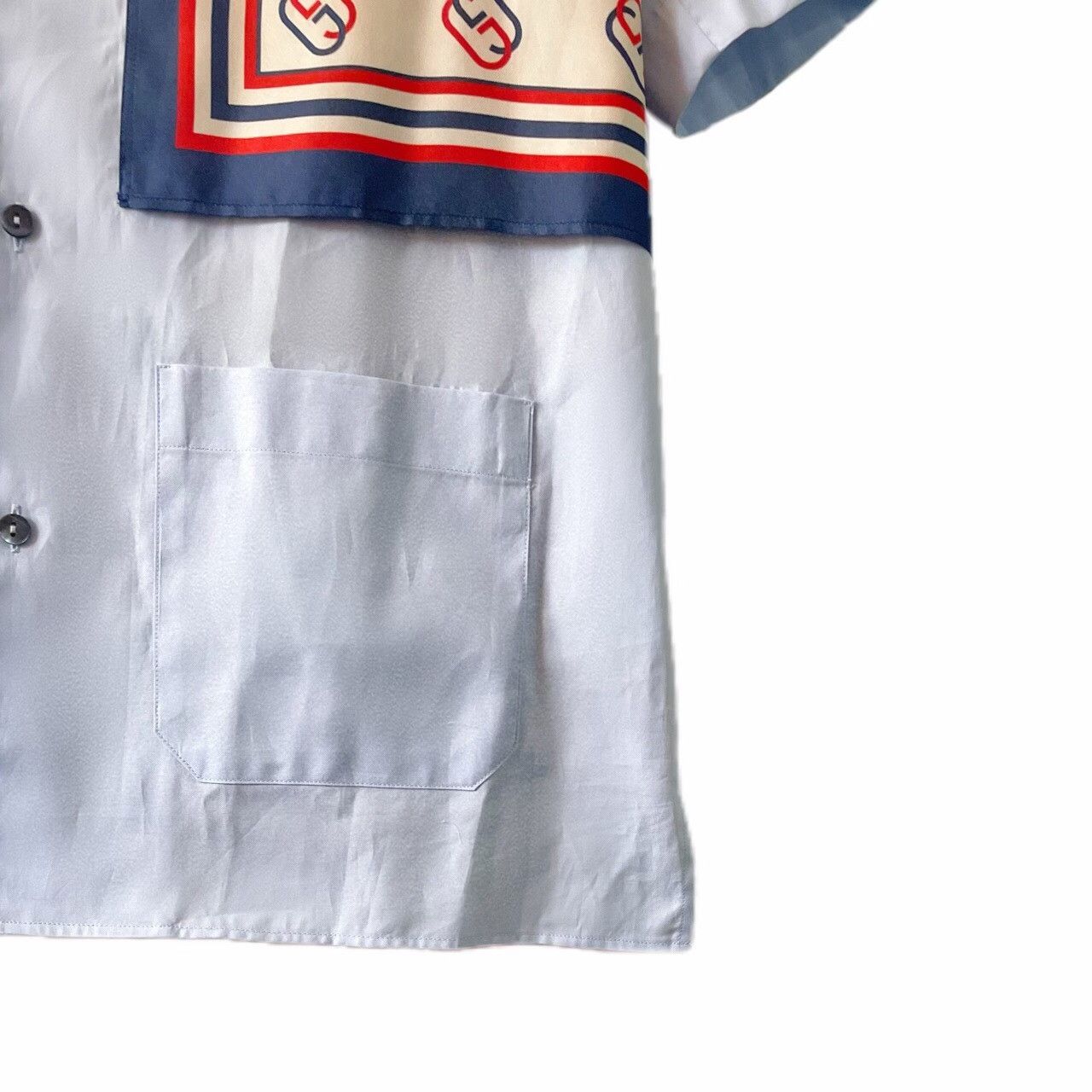 Gucci Gucci Logo Panel Short Sleeve Shirt 44 Size US S / EU 44-46 / 1 - 5 Thumbnail