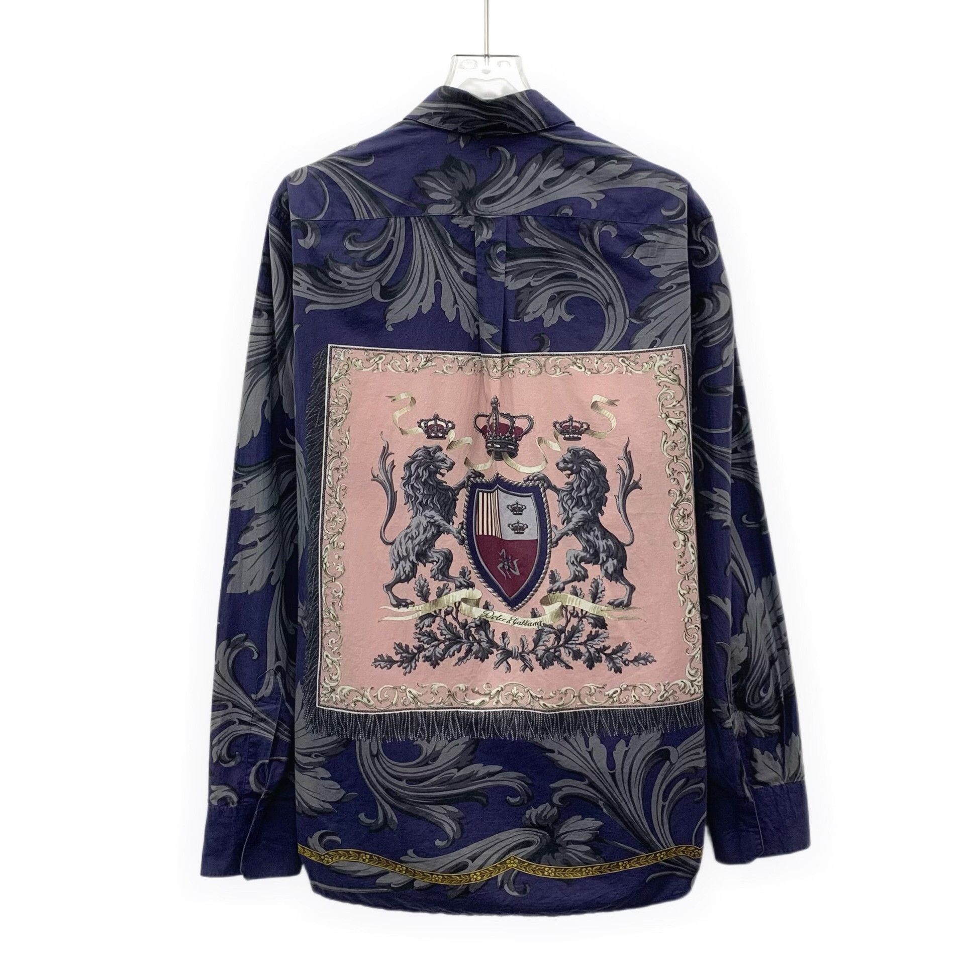 Dolce & Gabbana Dolce & Gabbana Heraldic Crest Print Shirt 38 Size US S / EU 44-46 / 1 - 2 Thumbnail