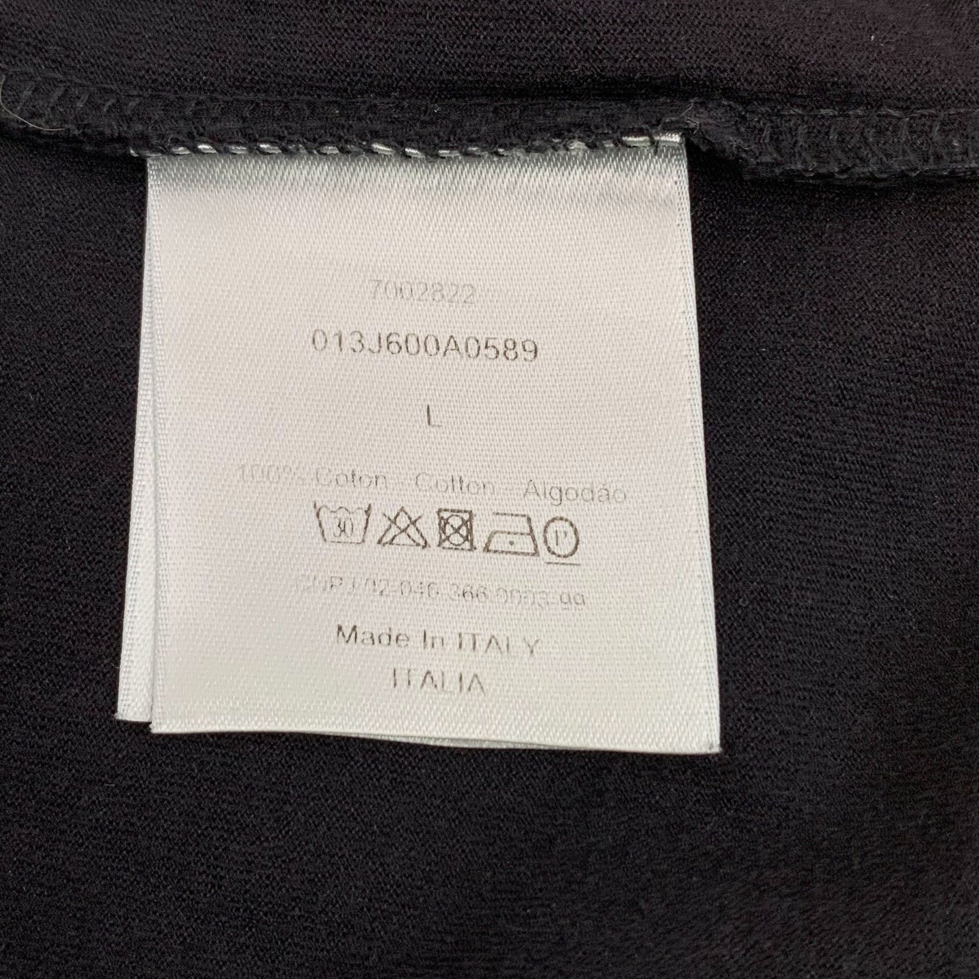 Dior Dior CD Embroidery Essentials T-Shirt Size L Size US L / EU 52-54 / 3 - 7 Thumbnail