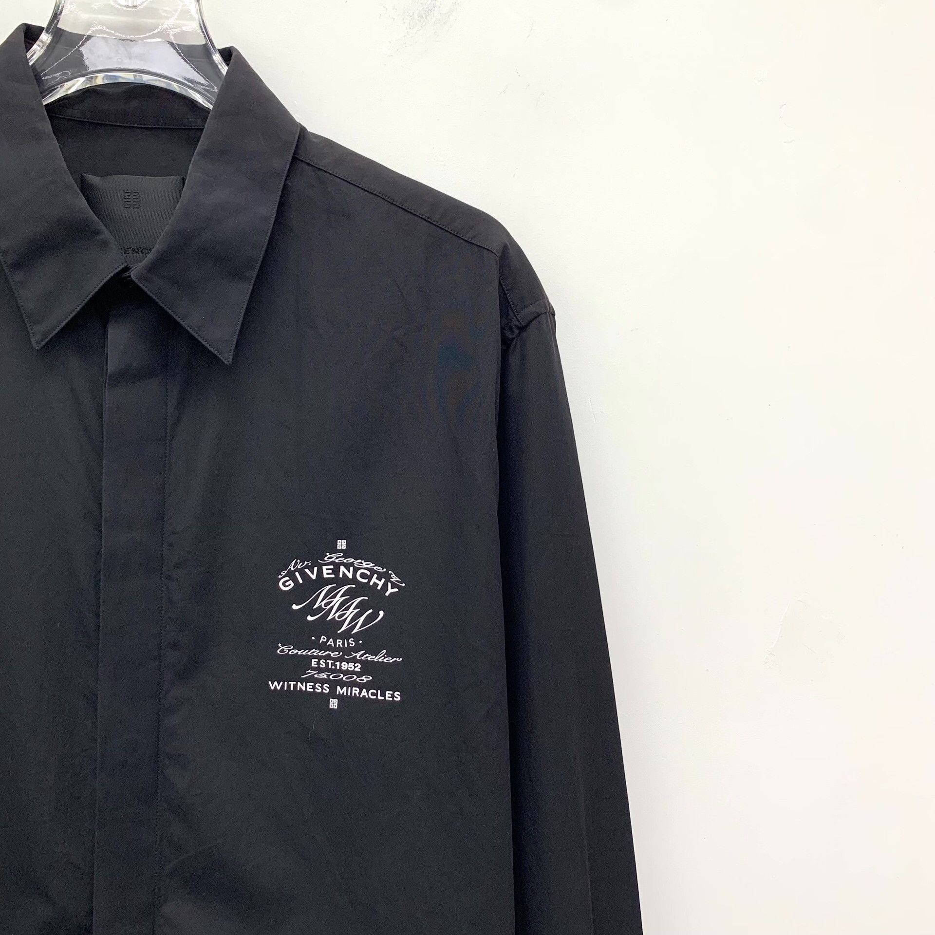 Givenchy Givenchy Couture Atelier Logo Shirt 38 Size US S / EU 44-46 / 1 - 3 Thumbnail