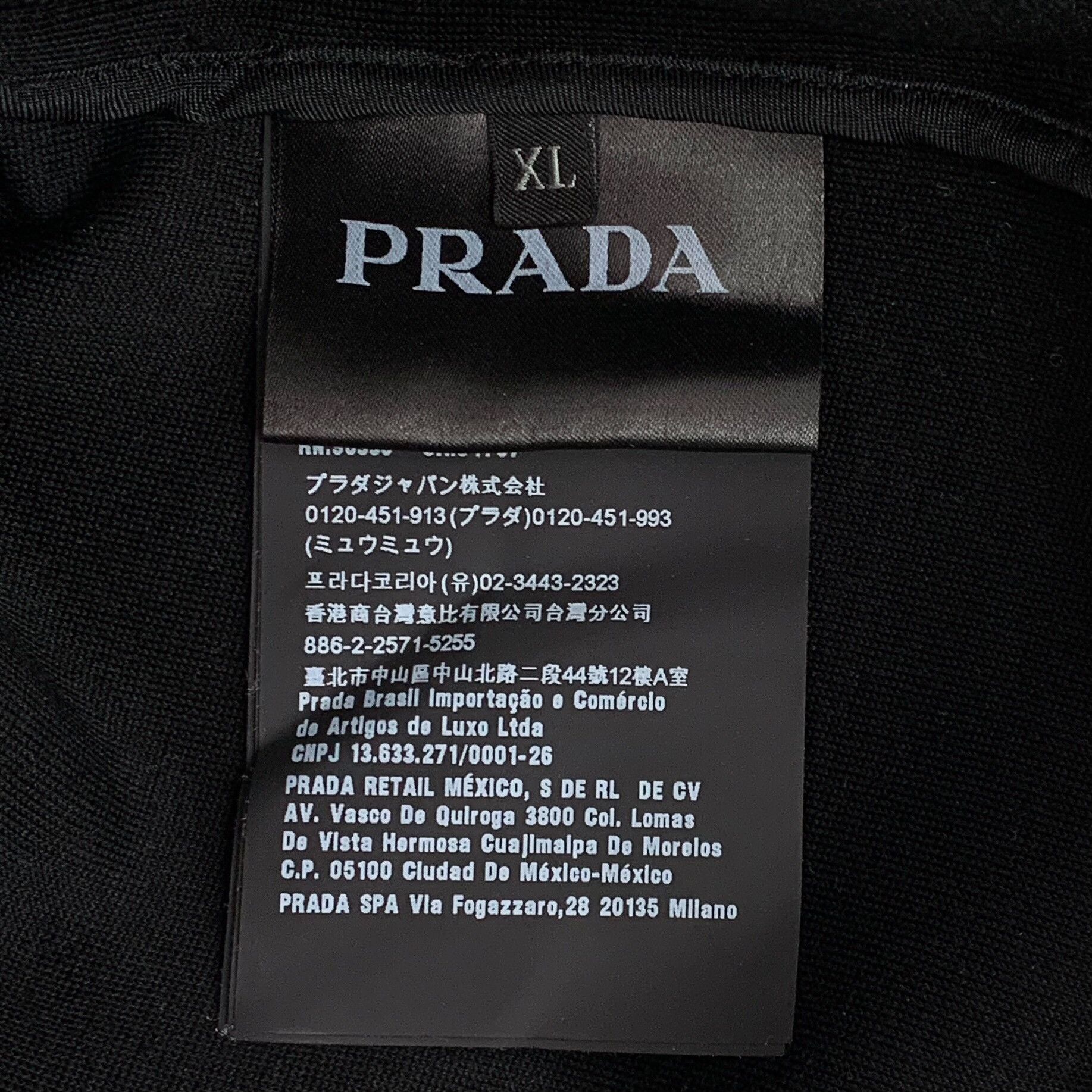 Prada Prada Logo Pocket Zip-Up Hoodie Size XL Size US XL / EU 56 / 4 - 7 Thumbnail