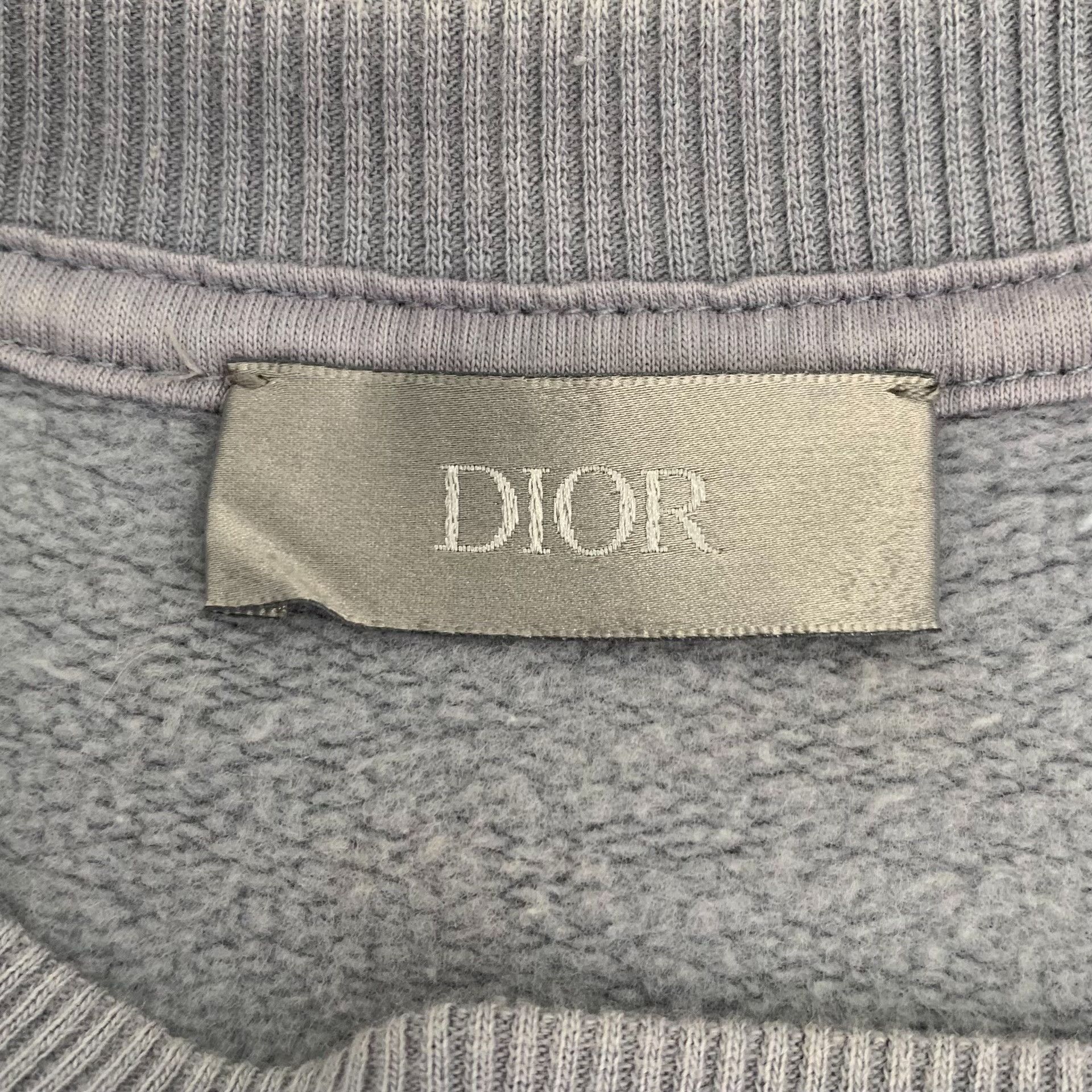Dior Dior x Daniel Arsham Erosion Logo Sweatshirt XXS Size US XXS / EU 40 - 5 Thumbnail