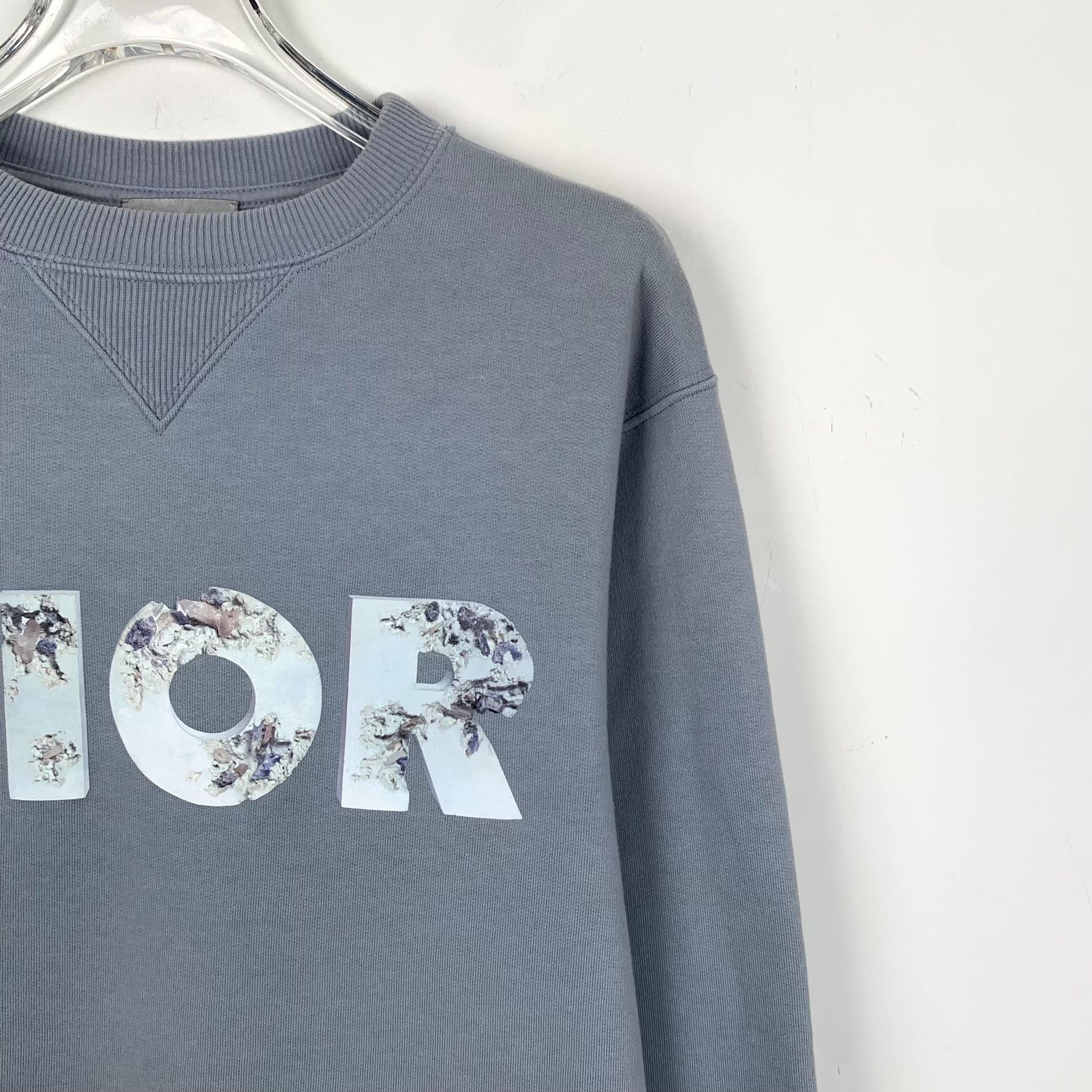 Dior Dior x Daniel Arsham Erosion Logo Sweatshirt XXS Size US XXS / EU 40 - 3 Thumbnail