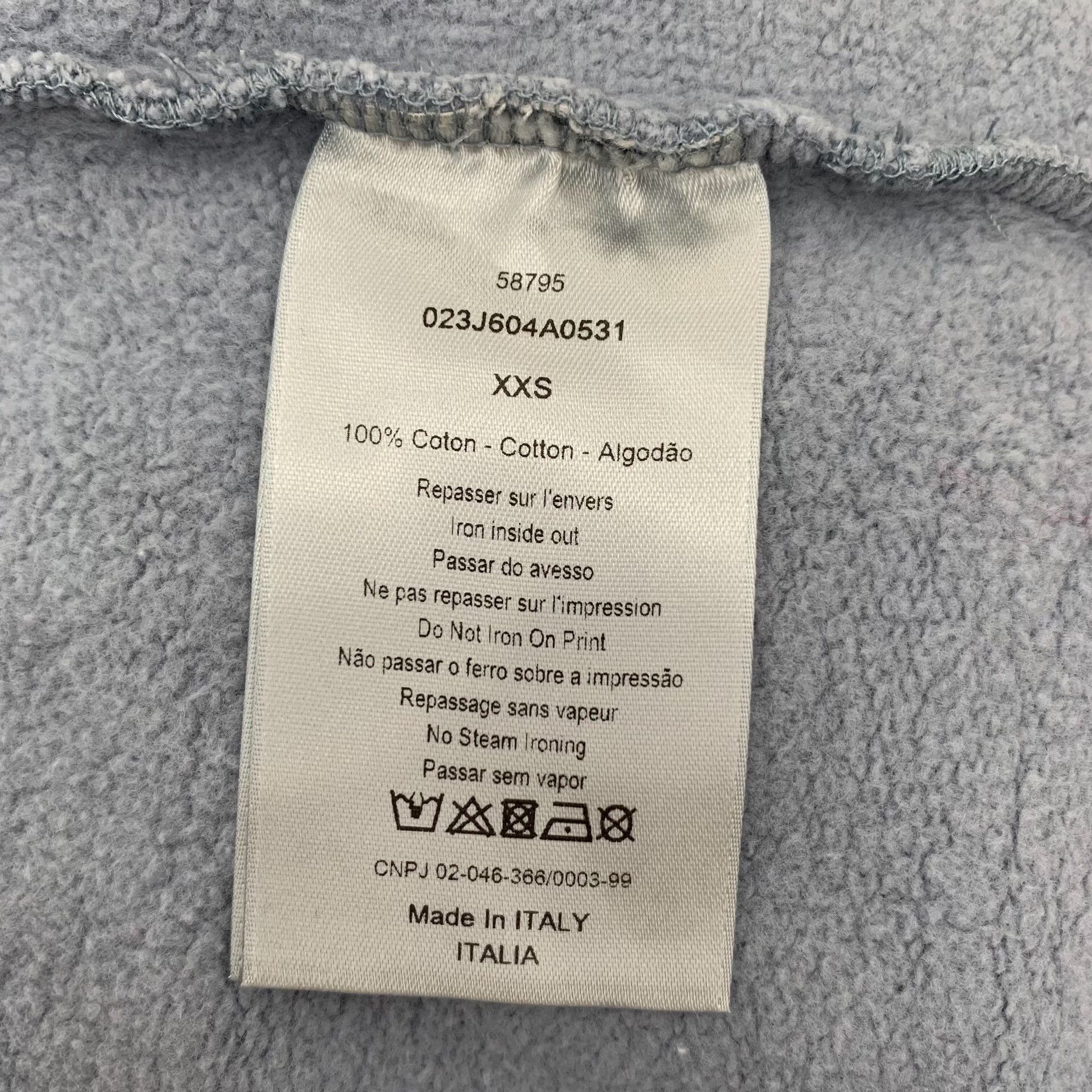 Dior Dior x Daniel Arsham Erosion Logo Sweatshirt XXS Size US XXS / EU 40 - 7 Thumbnail