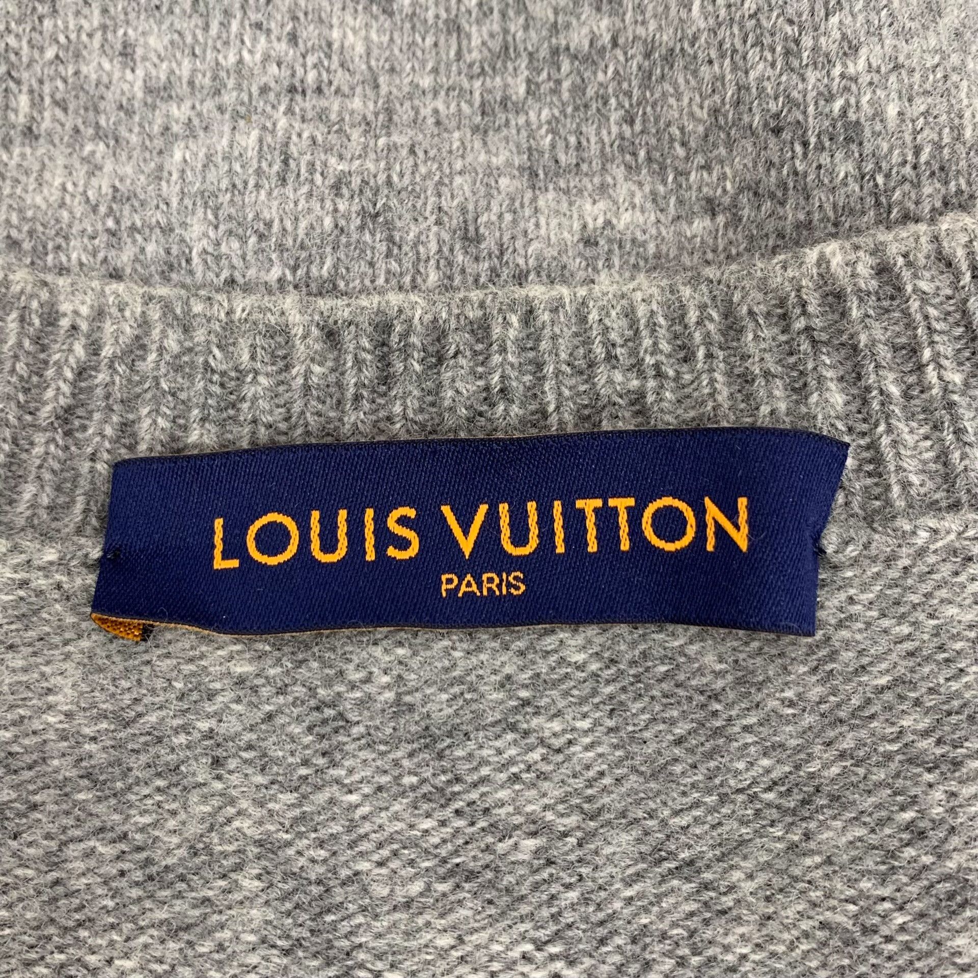 Louis Vuitton Louis Vuitton Tiger Logo Wool Sweater XL Size US XL / EU 56 / 4 - 5 Thumbnail