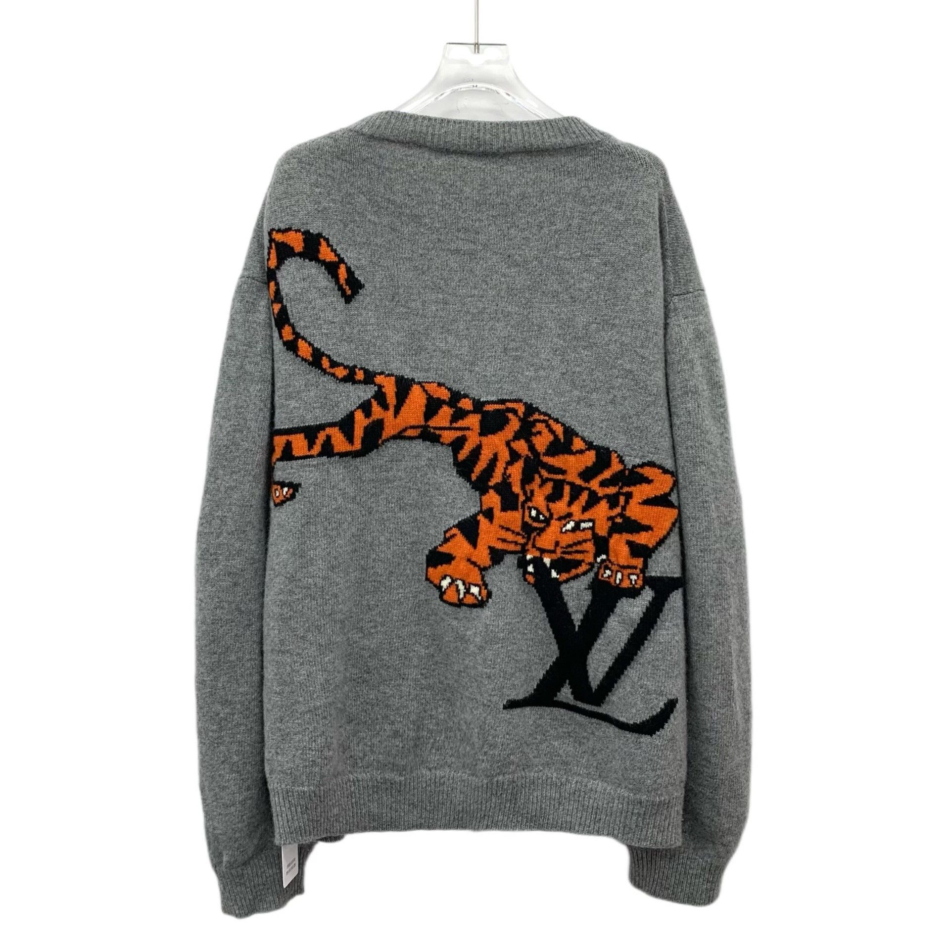 Louis Vuitton Louis Vuitton Tiger Logo Wool Sweater XL Size US XL / EU 56 / 4 - 2 Thumbnail