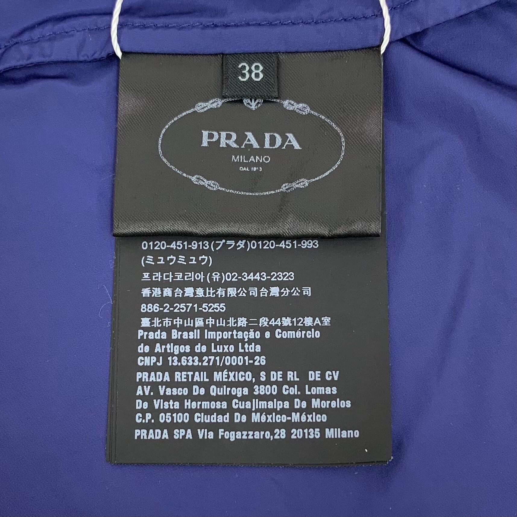 Prada Prada Triangle Logo Hooded Zip Jacket IT 38 Size XS / US 0-2 / IT 36-38 - 8 Thumbnail
