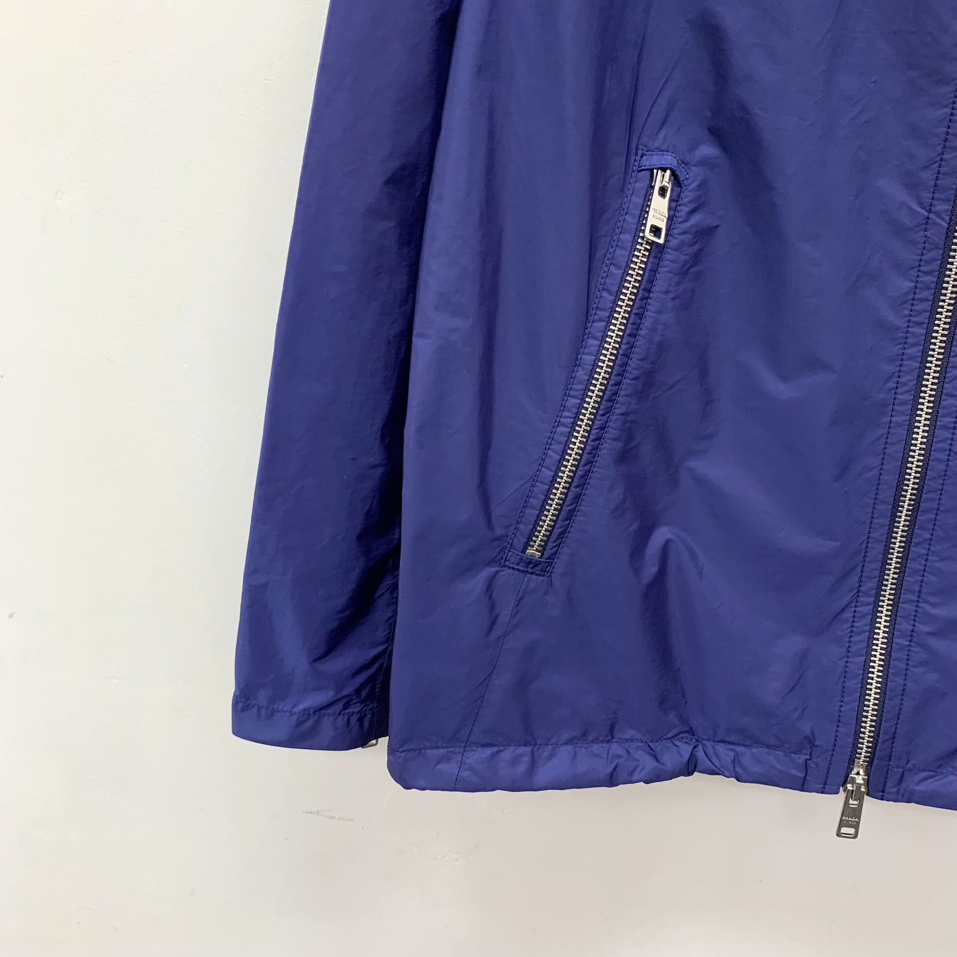 Prada Prada Triangle Logo Hooded Zip Jacket IT 38 Size XS / US 0-2 / IT 36-38 - 4 Thumbnail