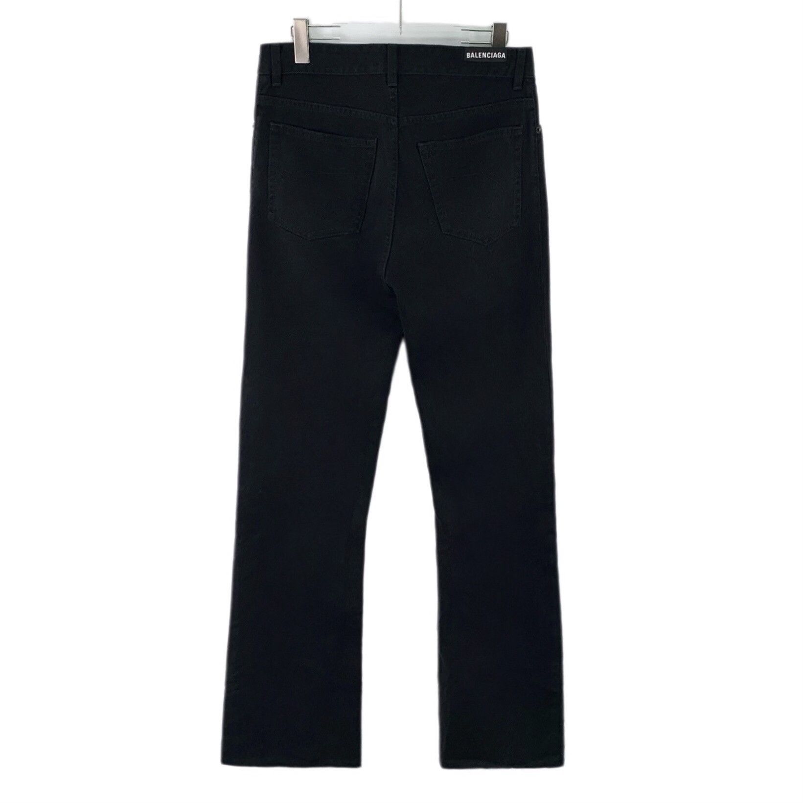 Balenciaga Balenciaga Black Cotton Denim Jeans Size L Size US 33 - 2 Thumbnail